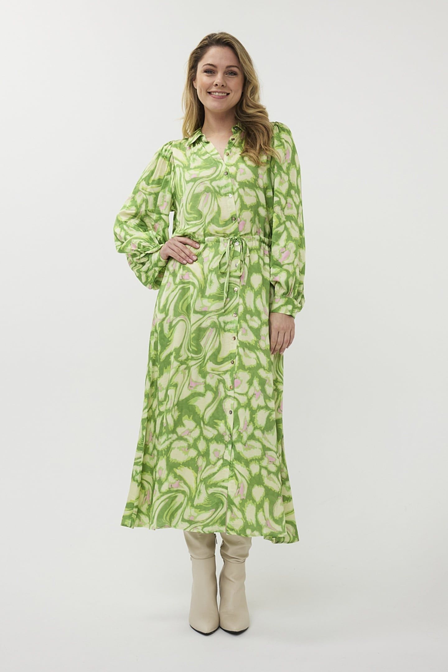 DRESS LONG FLORAL TREASURE PRINT 3