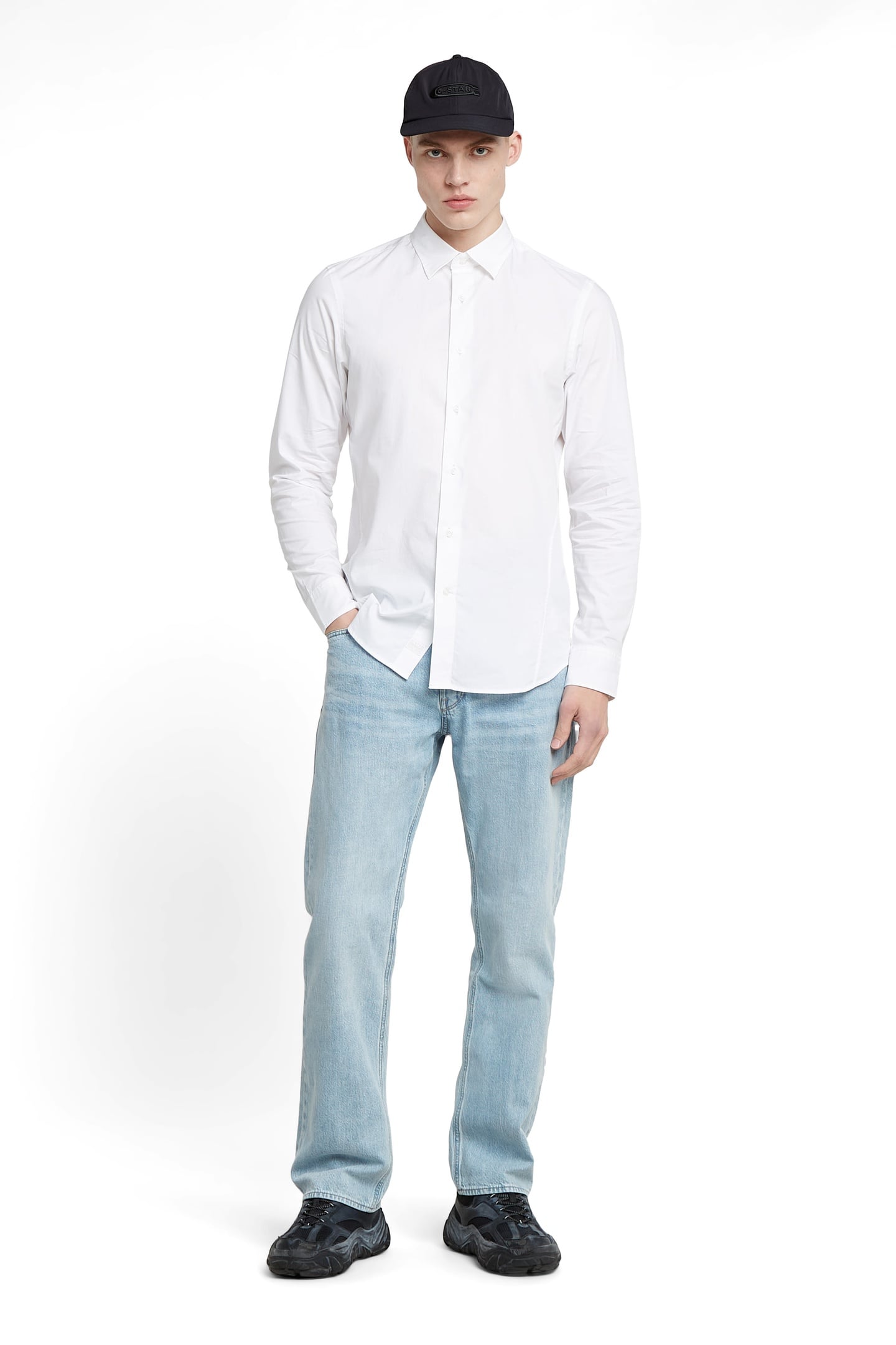 DRESSED SUPER SLIM SHIRT WHITE 1
