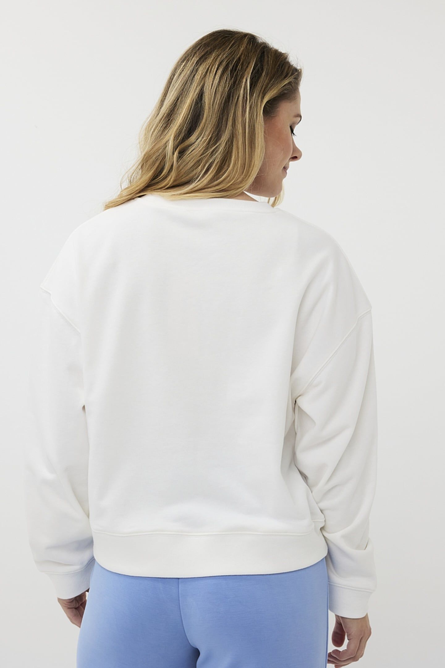 SWEATER FLOCK PRINT “UNIQUE OFF WHITE 3