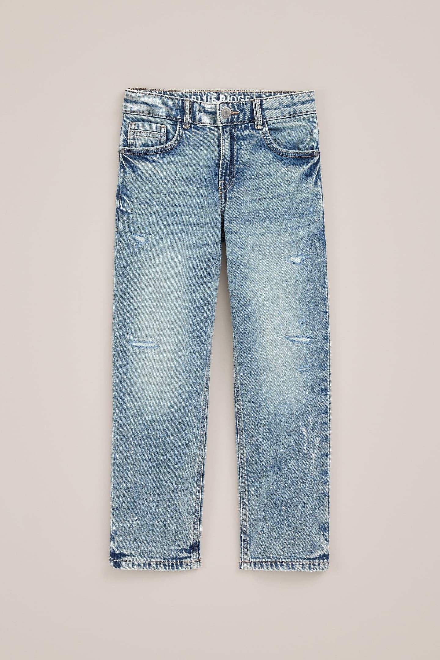 5-POCKET MID WAIST BLUE 3