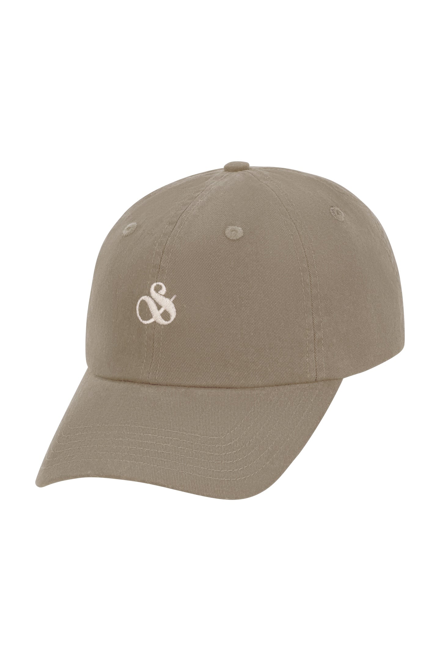 UNISEX S&S COTTON ADJ CAP TAUPE 4