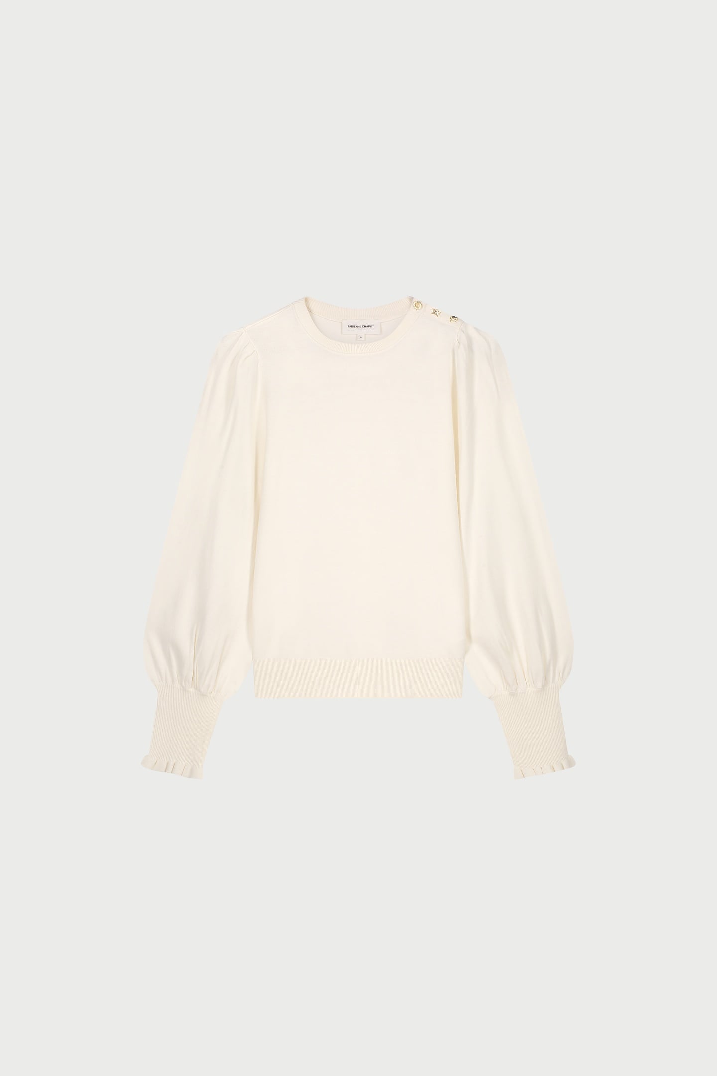 MOLLY BALLOON PULLOVER COSY WHITE 4