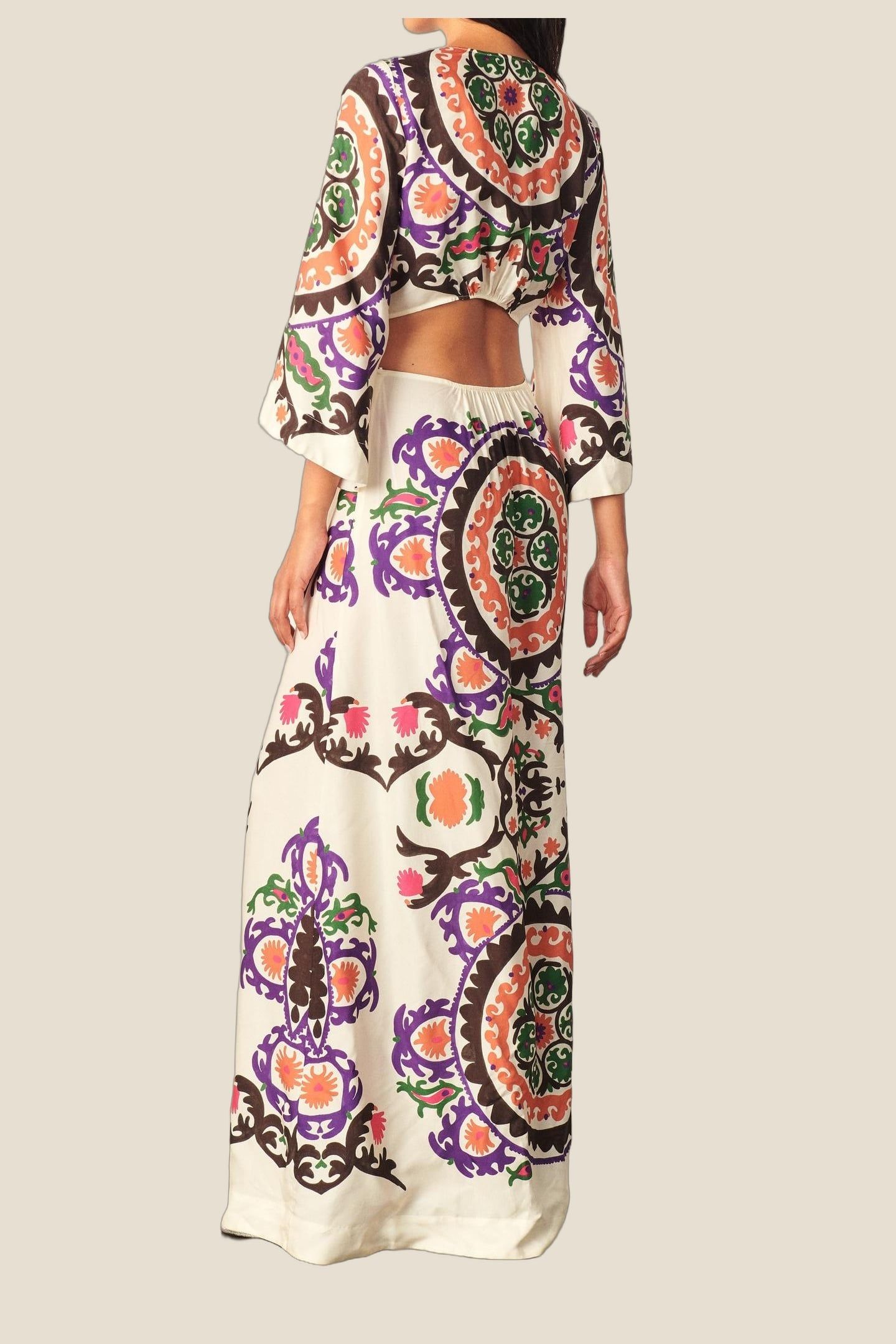 ROBE FALVA ECRU 3