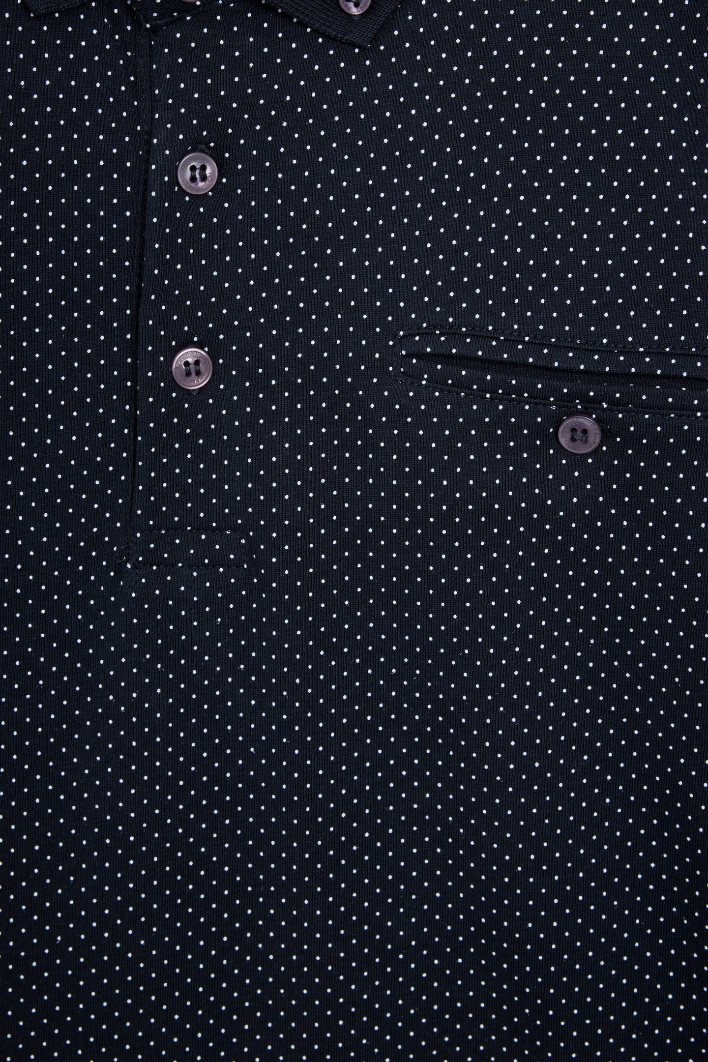 MICRO DOT POLO MARINE/WHITE 2
