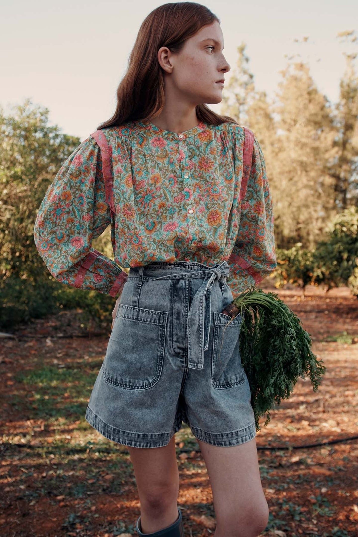 SHIRT JANE WATER RIVER FLOWERS 1