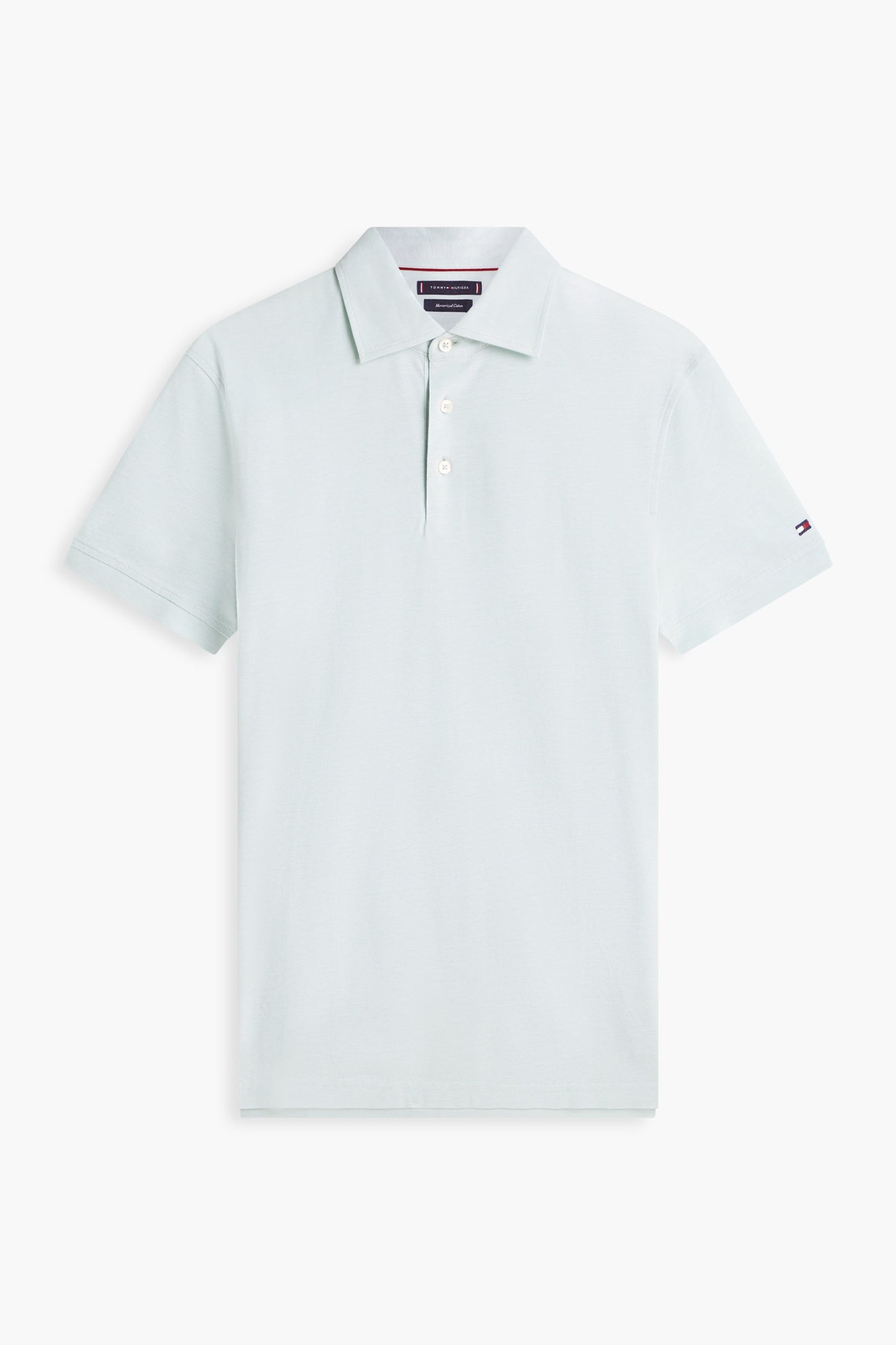 DC WIDE SPREAD COLLAR POLO CRUSHED MINT/WHITE 4