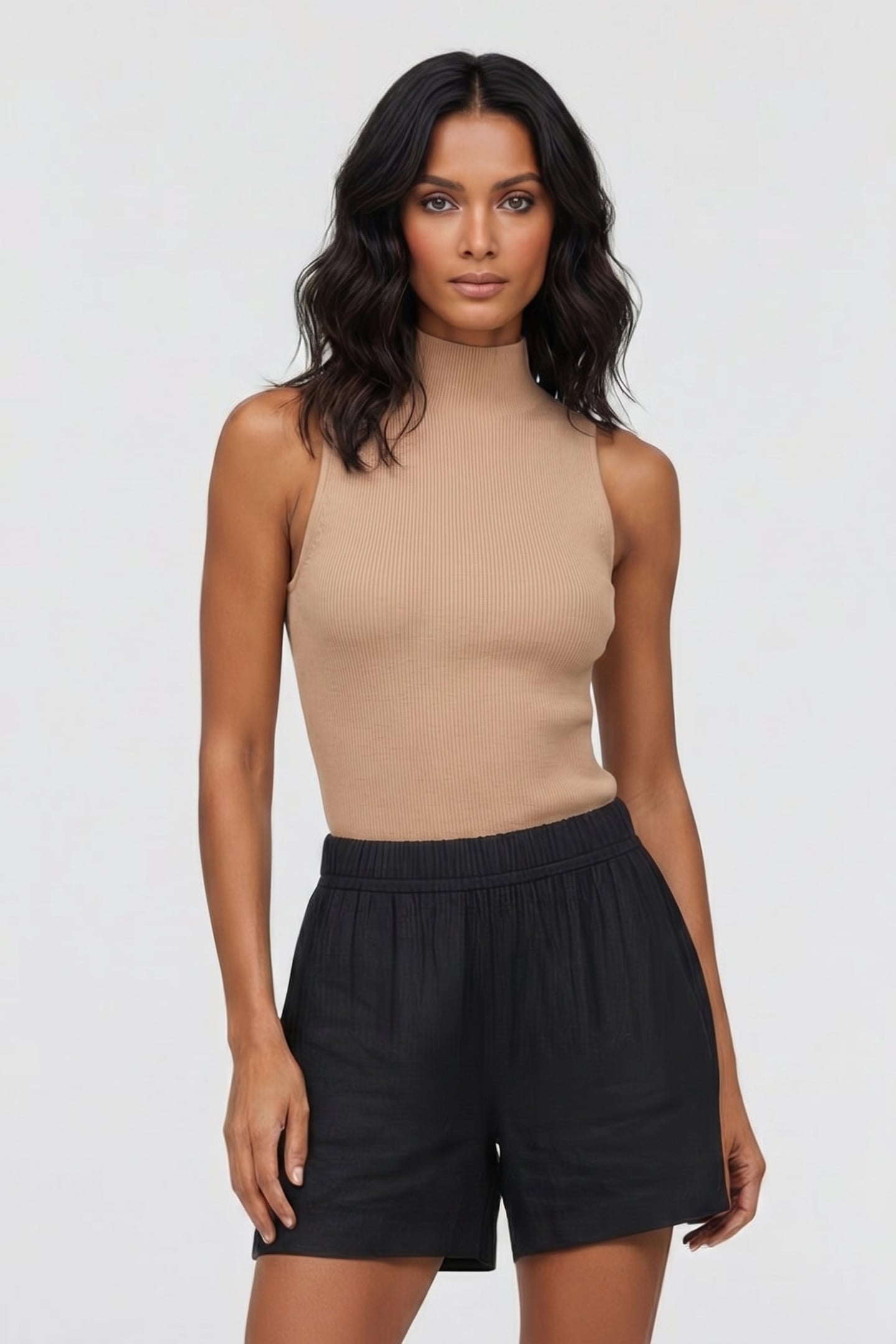 RIBBED TOP CAMEL 1