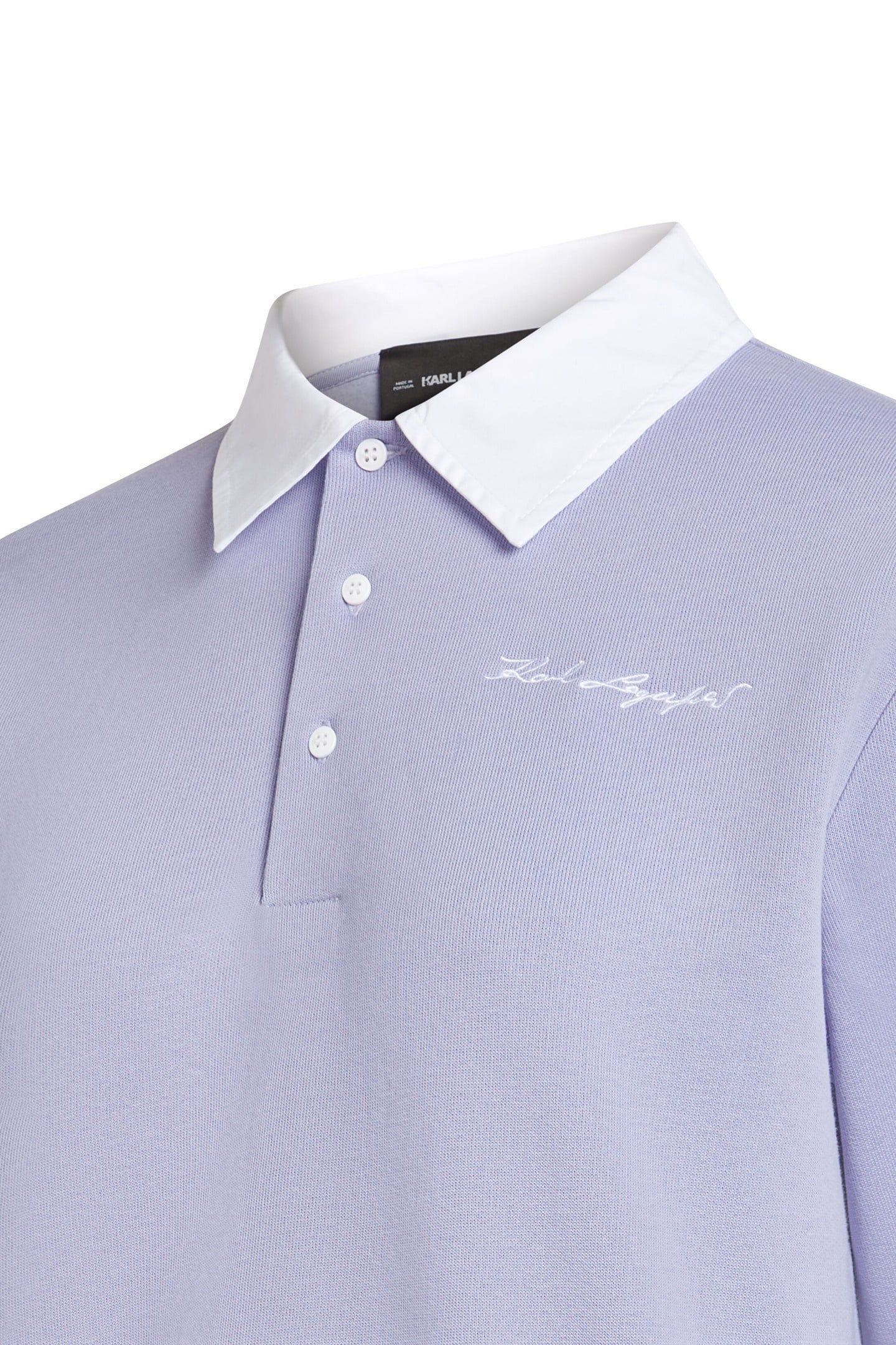 POPLIN COLLAR SWEATSHIRT SWEET LAVENDER 3
