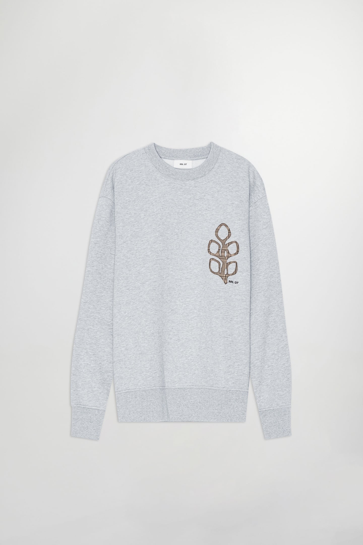 BRIGGS APP CREW 3504 SWEAT GREY MEL. 4