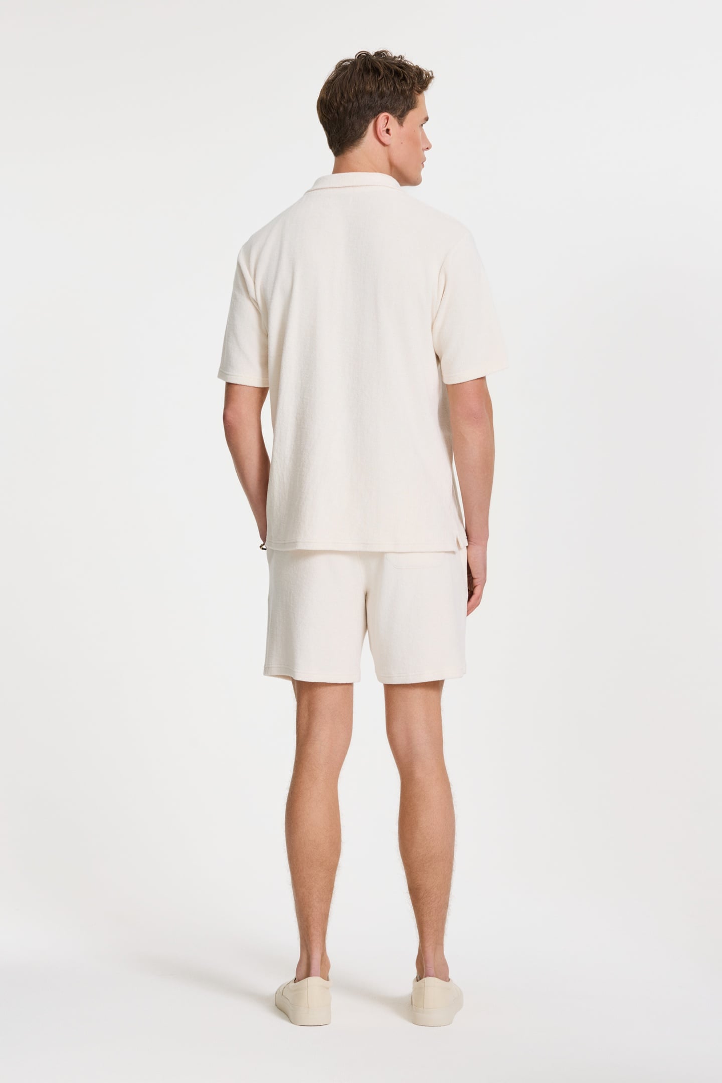 NICO TOWELING POLO SOLID WHITE 4