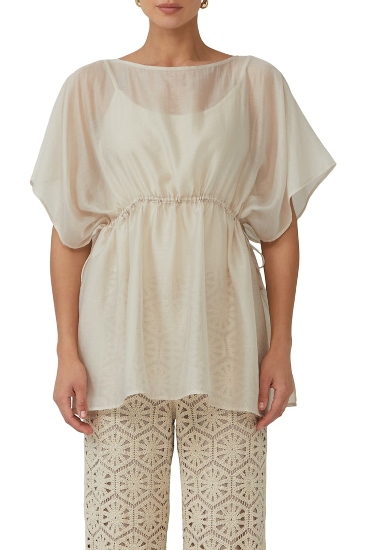 S.OLIVER BLOUSES BEIGE 1