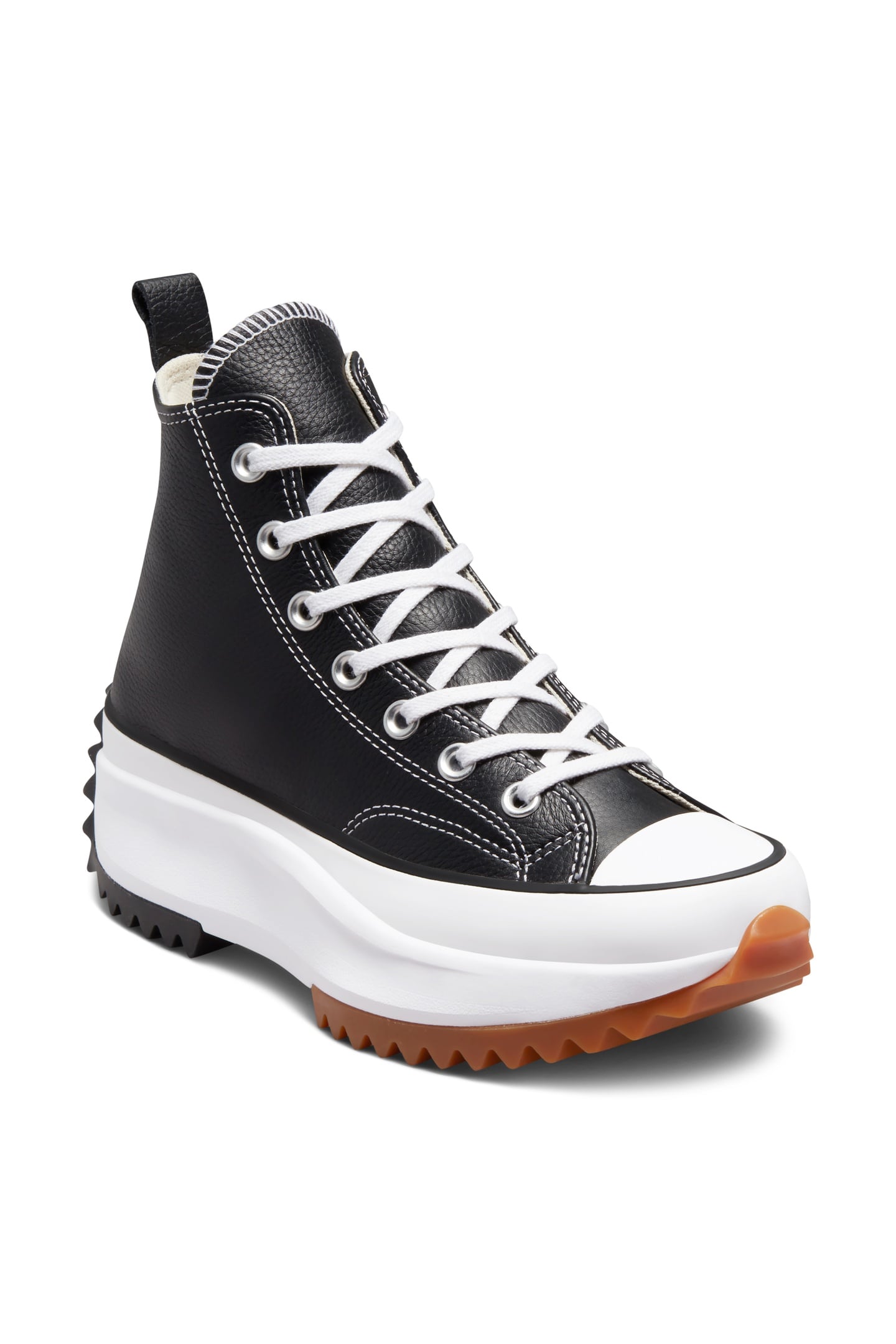 UNISEX RUN STAR HIKE HI BLACK/WHITE/GUM 4