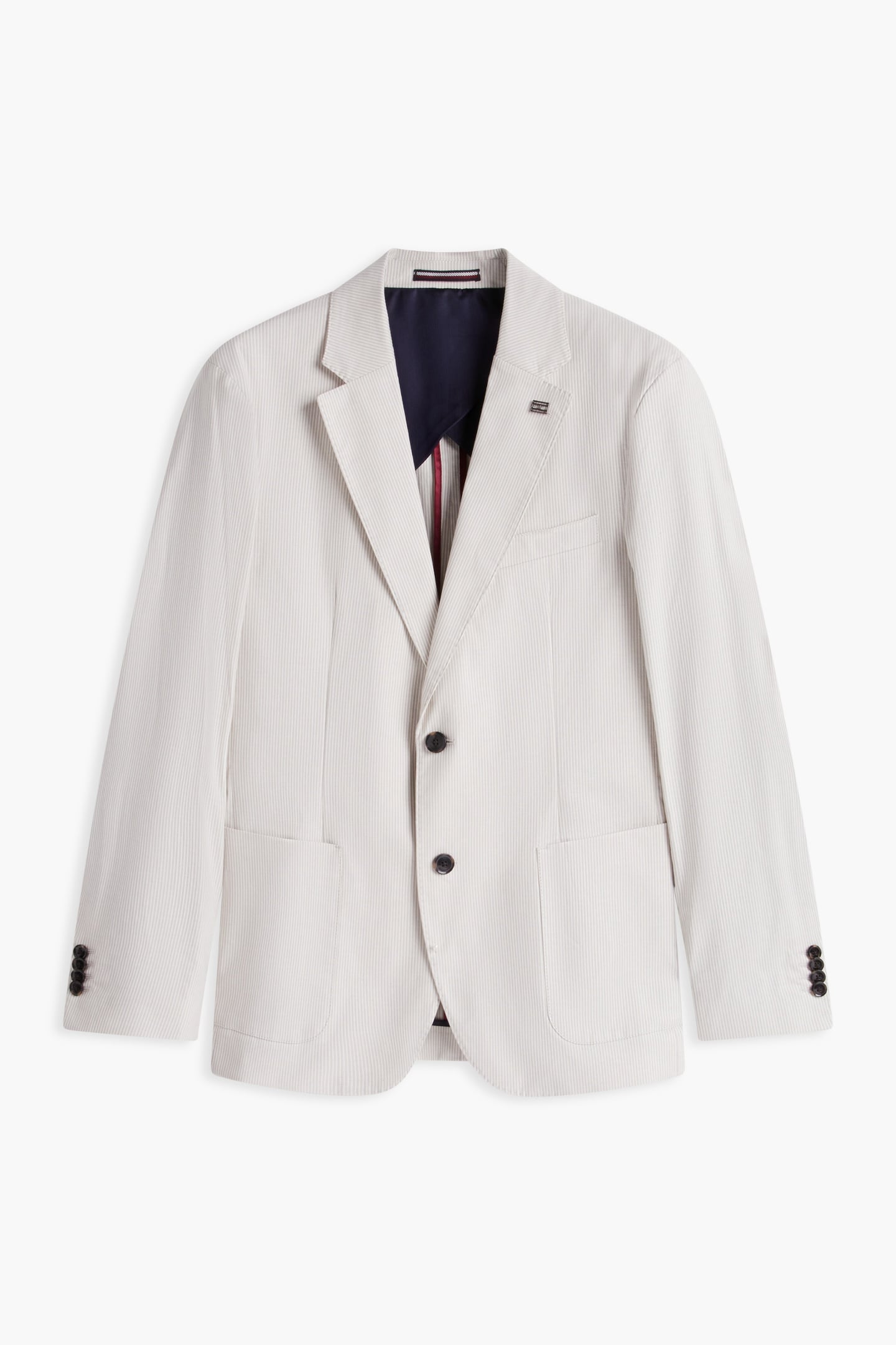 DC DOBBY TEXTURE BLAZER SANDALWOOD 4