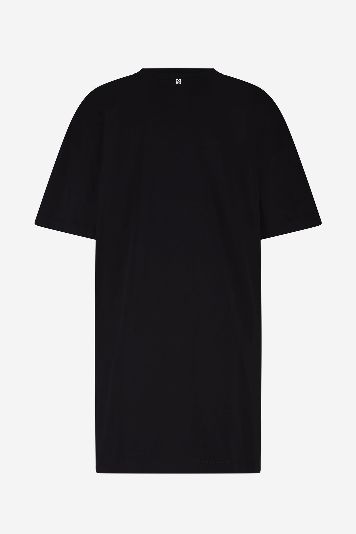 SUNSET DRAWING T-DRESS BLACK 3