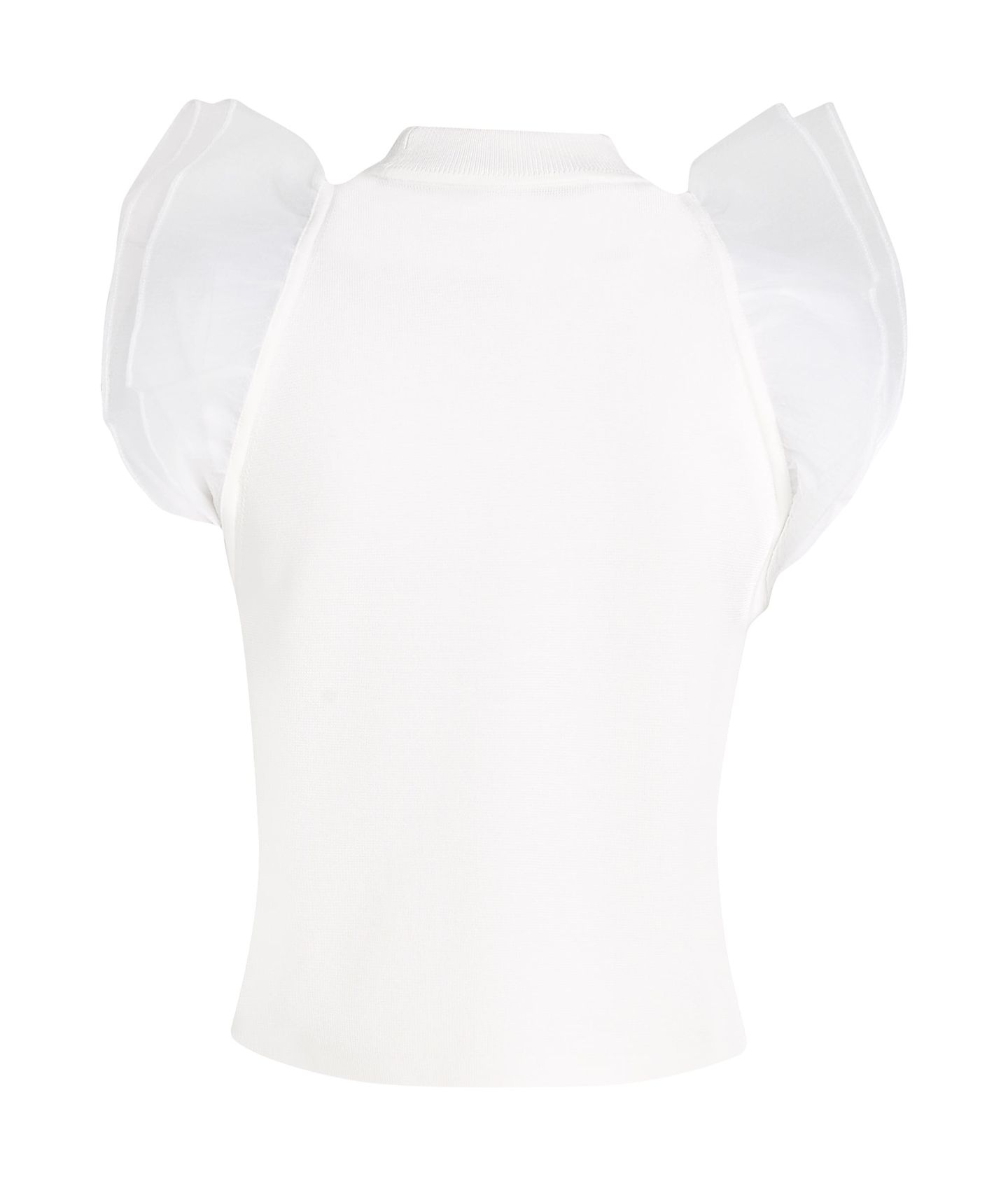 PUFF SLEEVE TOP WHITE 4