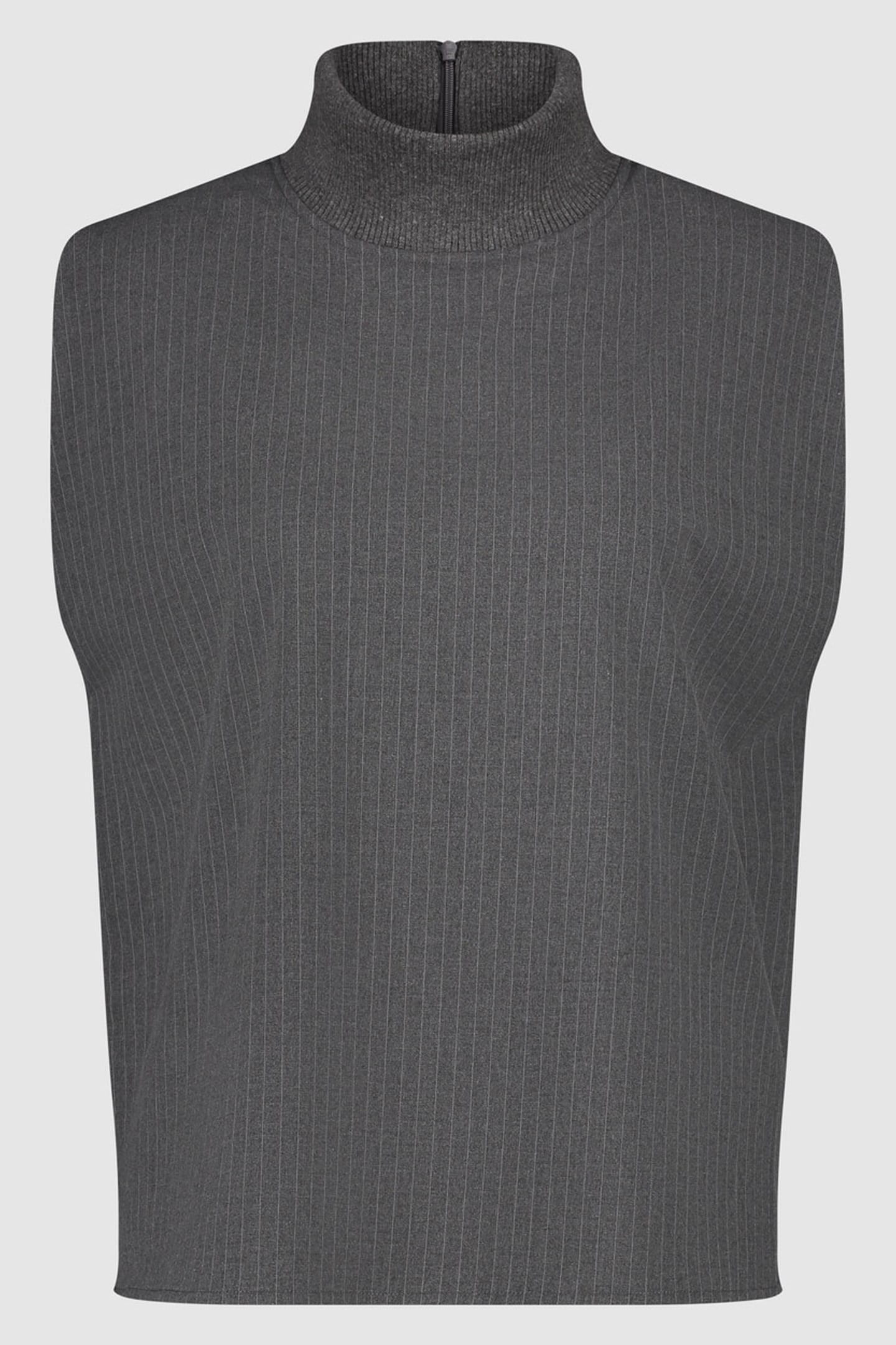 PHILIPPA TOP DARK GREY STRIPE 2