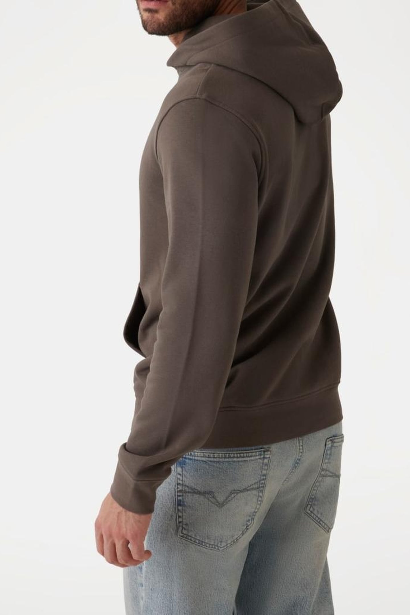 GUESS ECO BEAU HOODIE SWEATSHI GENERAL BROWN 3