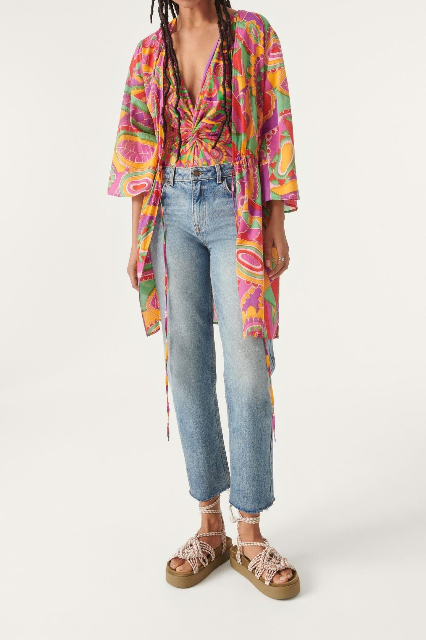 KIMONO DEAN FUSCHIA 2