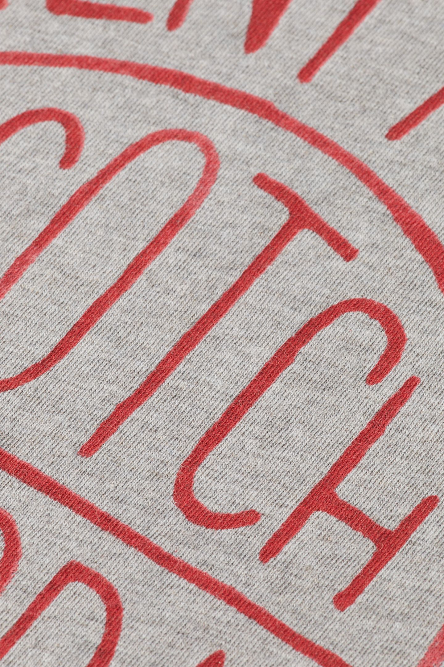 DENIM ARTWORK T-SHIRT GREY MELANGE 3