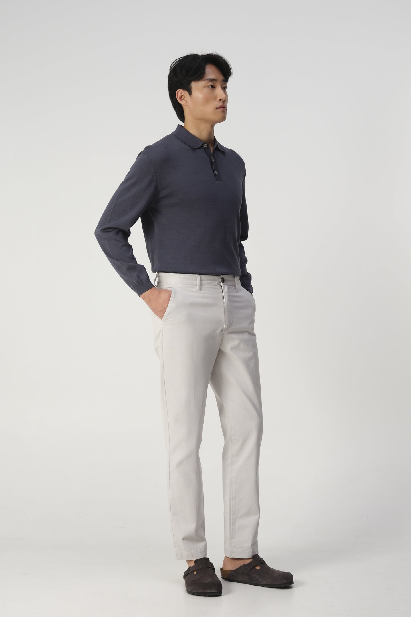 '- BENTON PANTS GREY 4