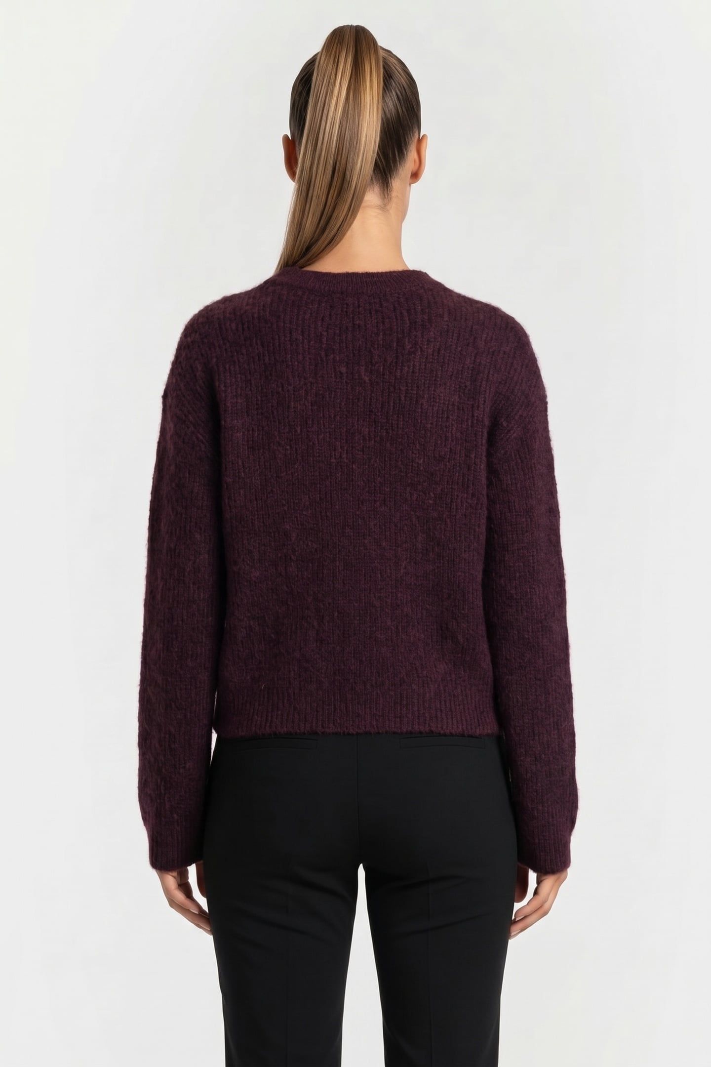 NOUS SOMMES LABELS – BENNIE ALPACA KNIT 2.0 BURGUNDY 2