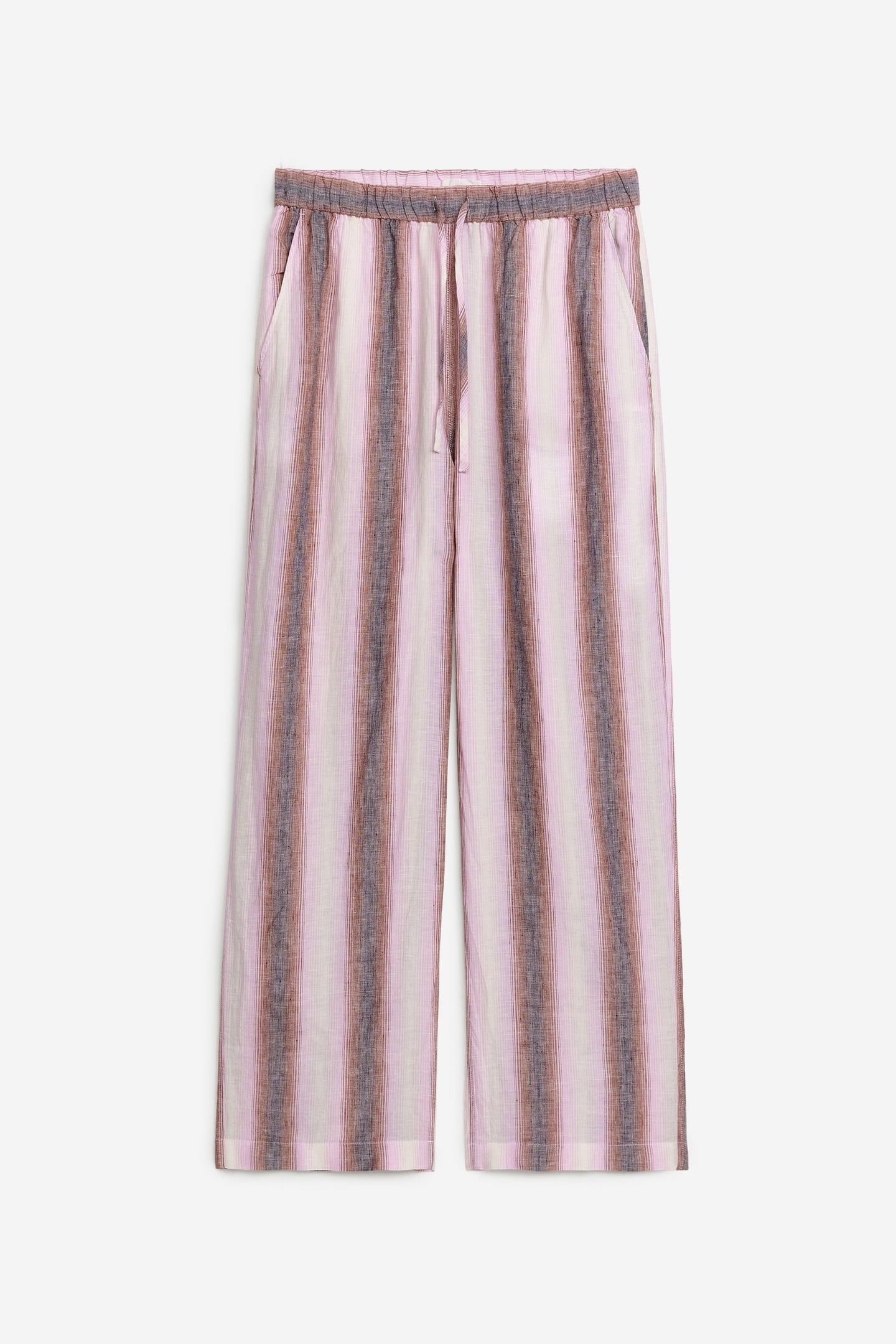 LUDVIG LINEN TROUSERS PINK 3