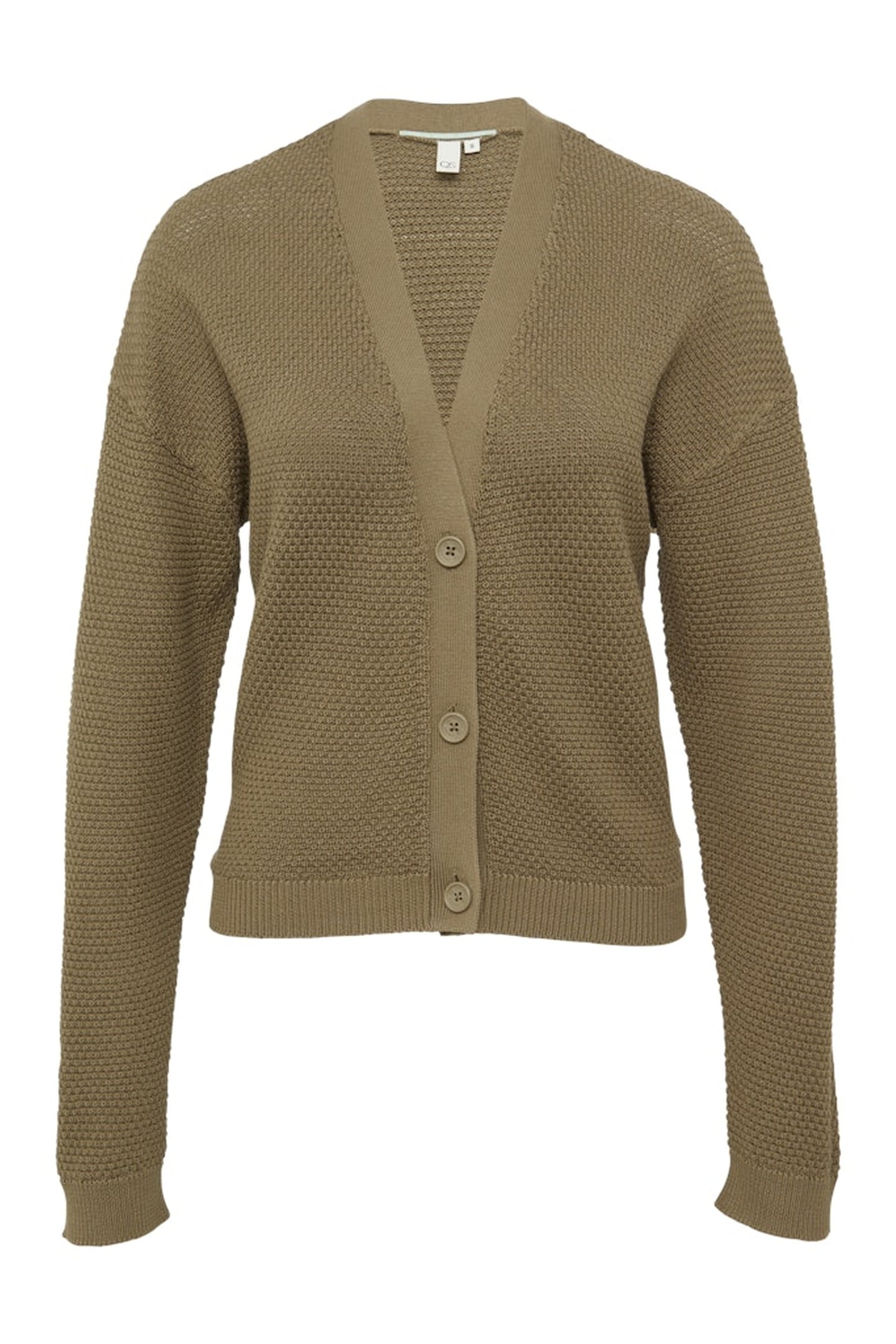 S.OLIVER-QS CARDIGAN DARK GREEN 4