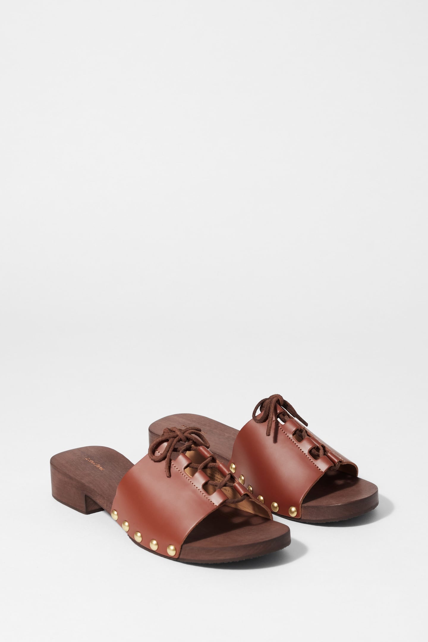 WOODY CLOG SANDAL BROWN 2