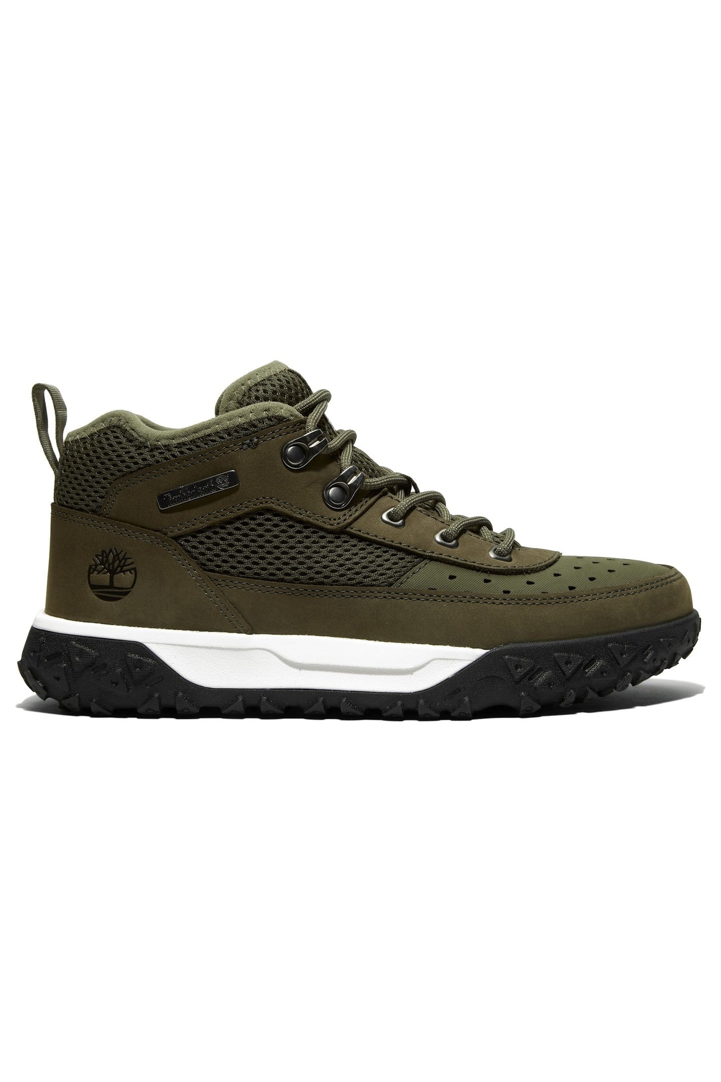 MID LACE UP SNEAKER LEAF GREEN 1