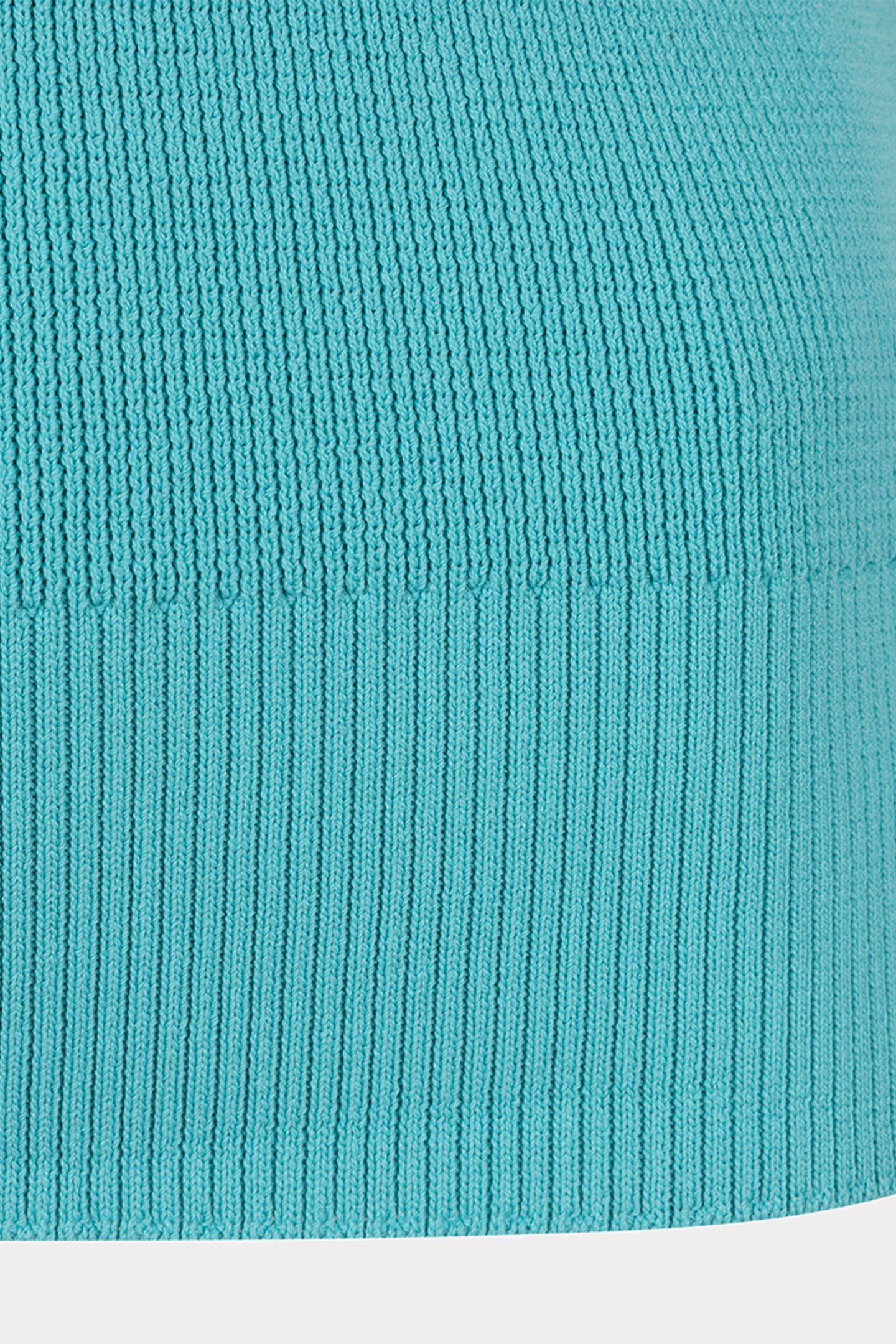 TOP RIB V-NECK LAGOON 7