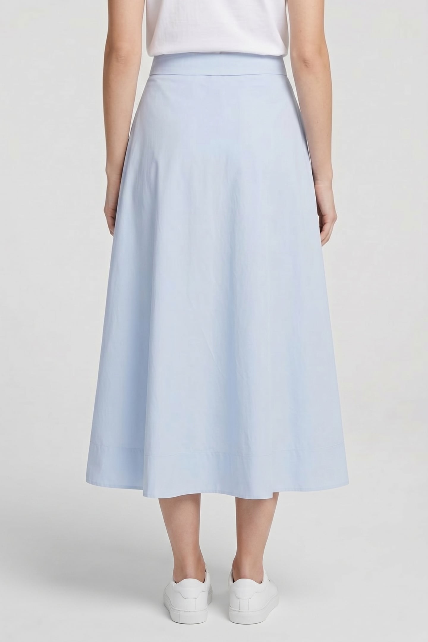 POPLIN SKIRT KENTUCKY BLUE 2