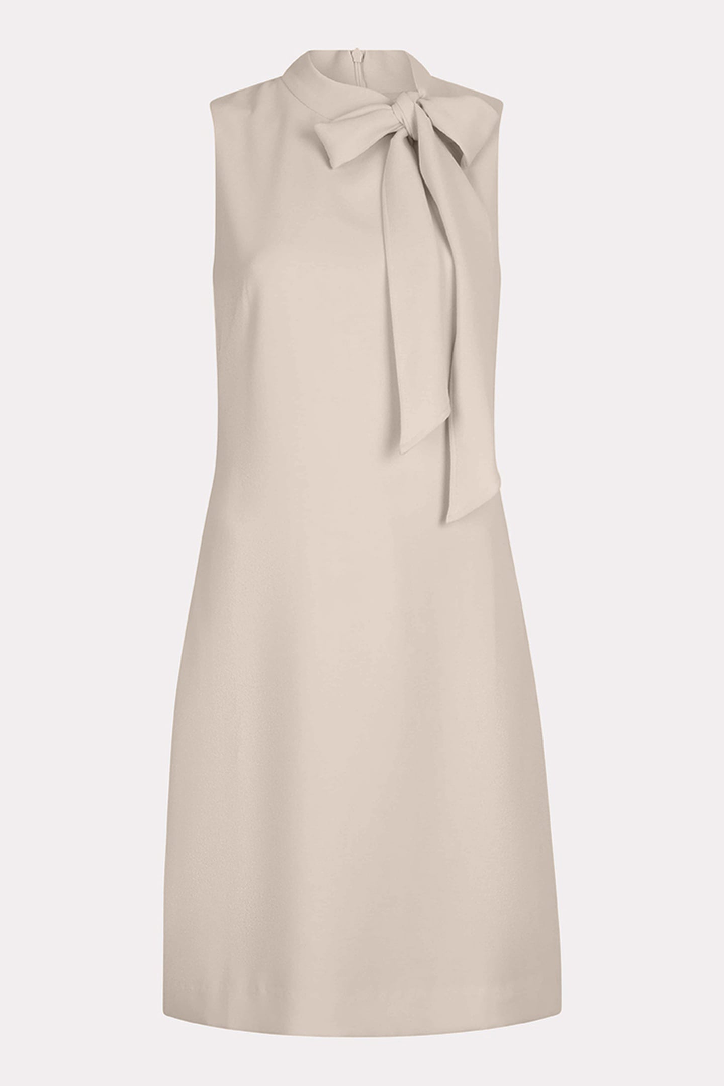 DRESS SLV/LSS BOW SAND 1