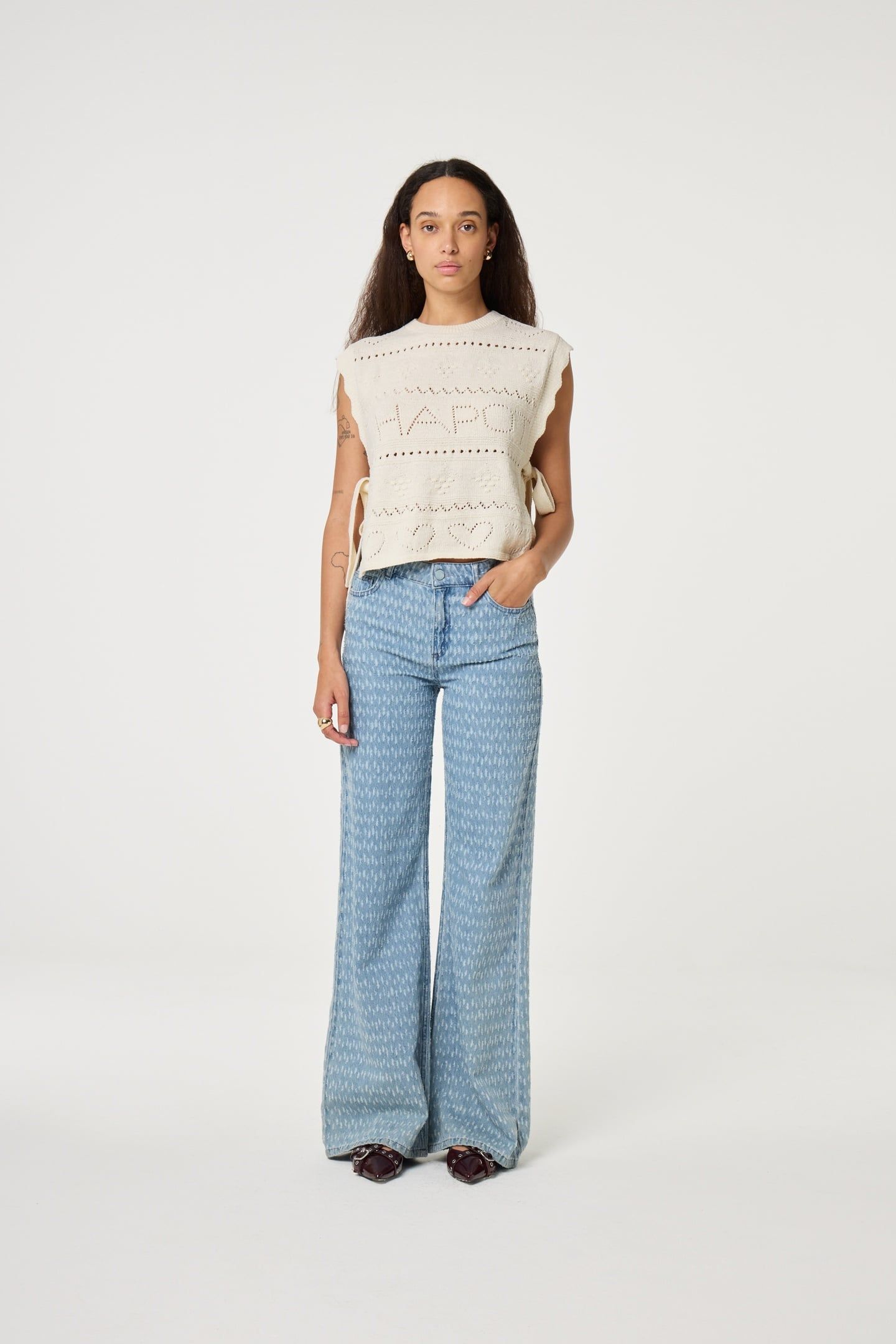 THEA WIDE LEG JEANS LIGHT BLUE 1