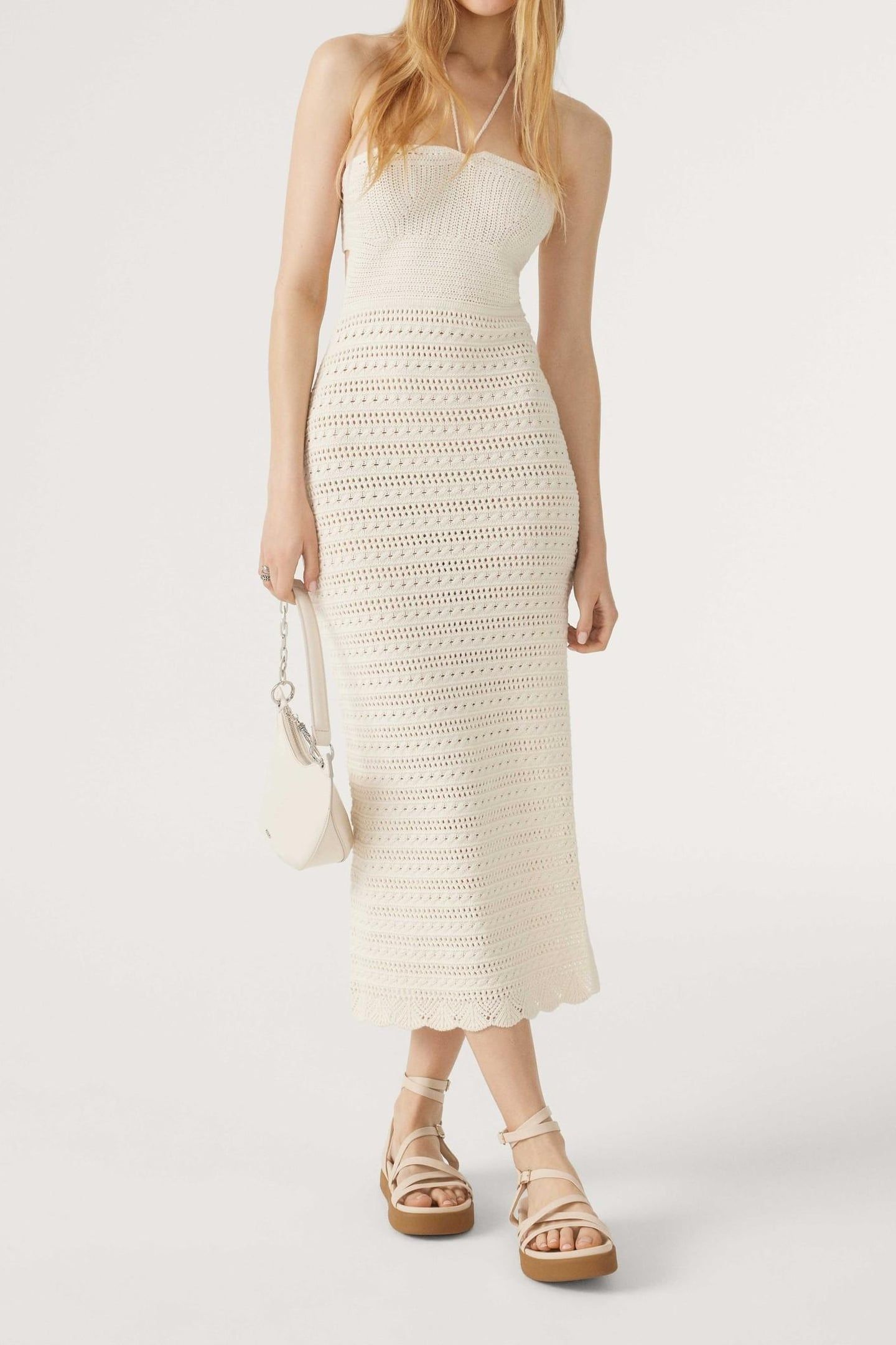 ROBE CALUNE ECRU 1