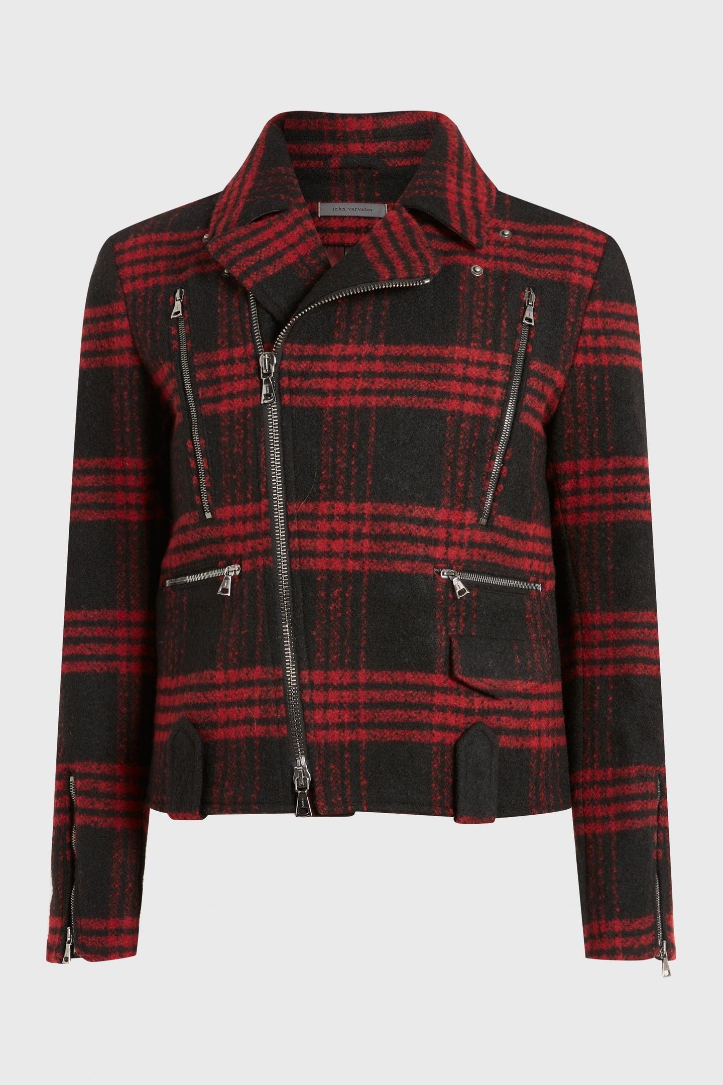 TONY BIKER -BIKER JACKET, RED RUM 2