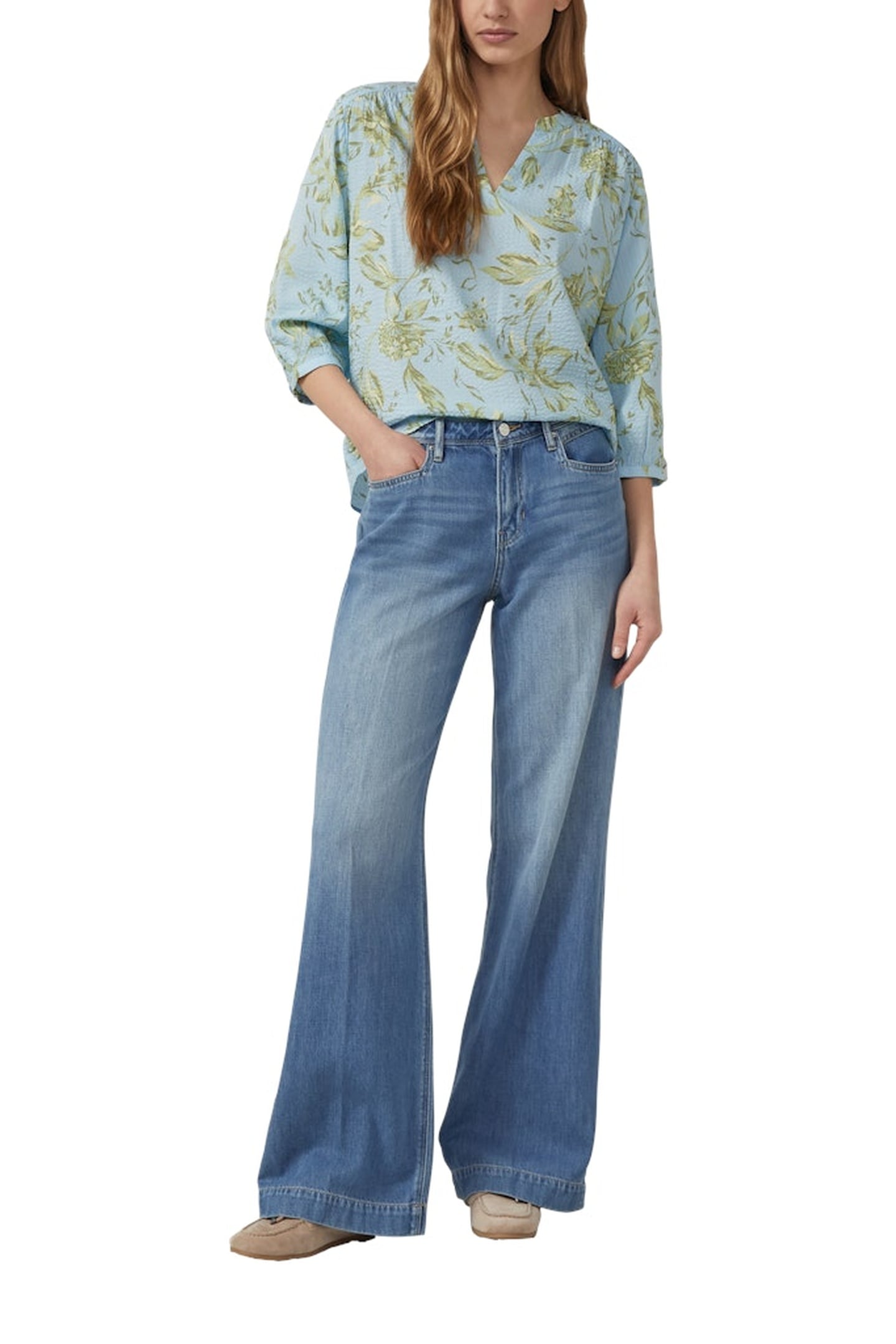 S.OLIVER BLOUSES BLUE 2
