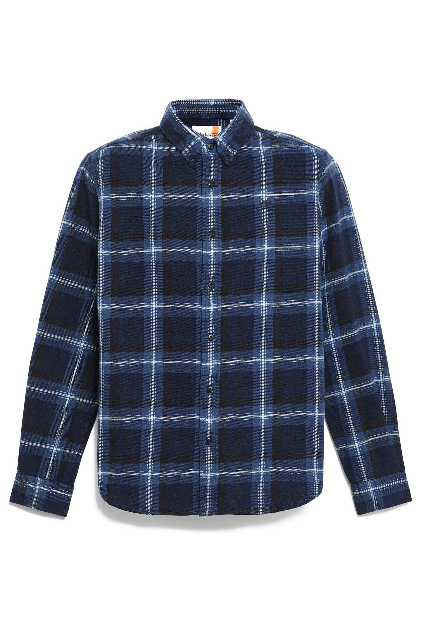 MIDWEIGHT FLANNEL CHECK SHIRT PEACOAT YD 4