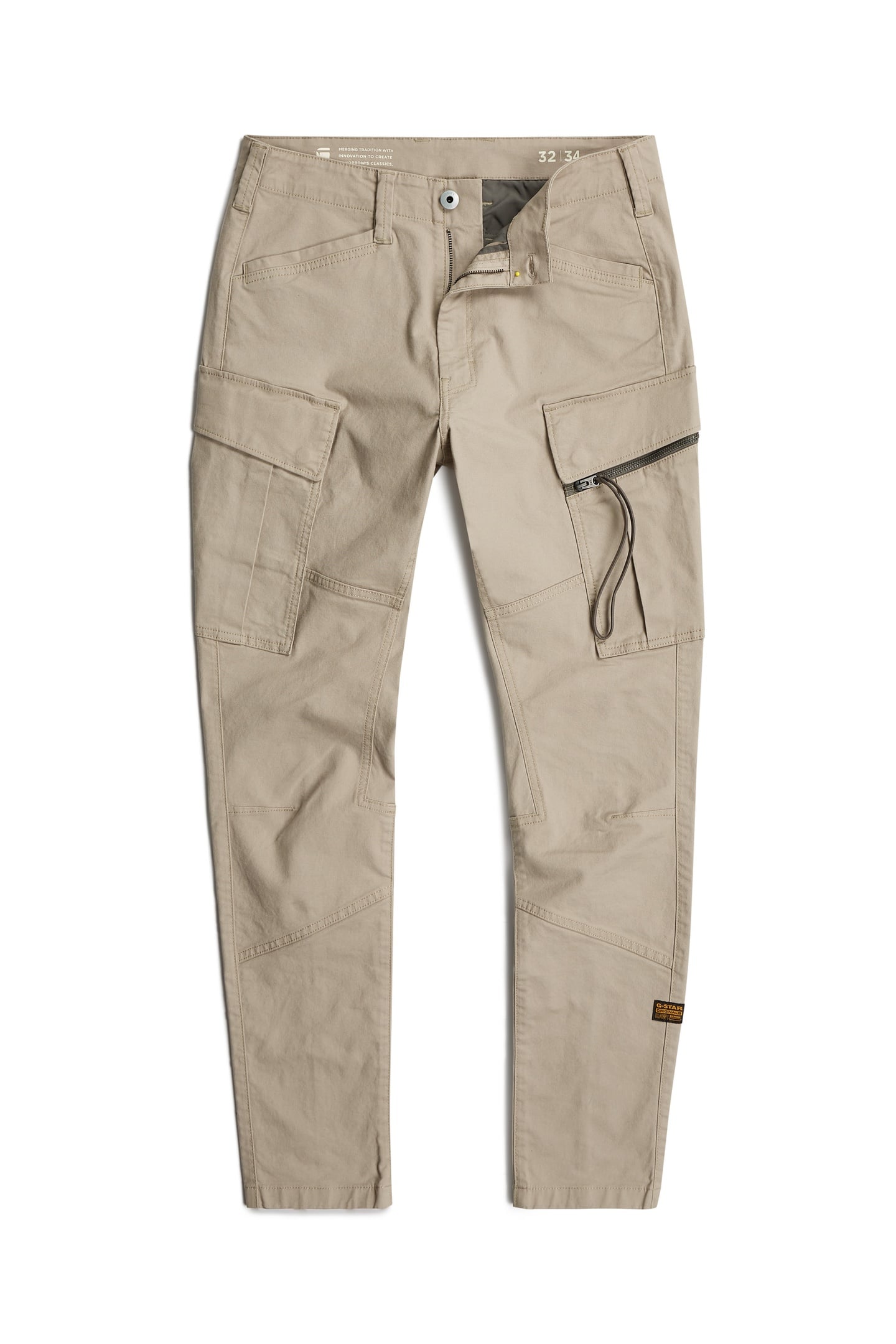 ZIP POCKET 3D SKINNY CARGO 2.0 VINTAGE KHAKI 5