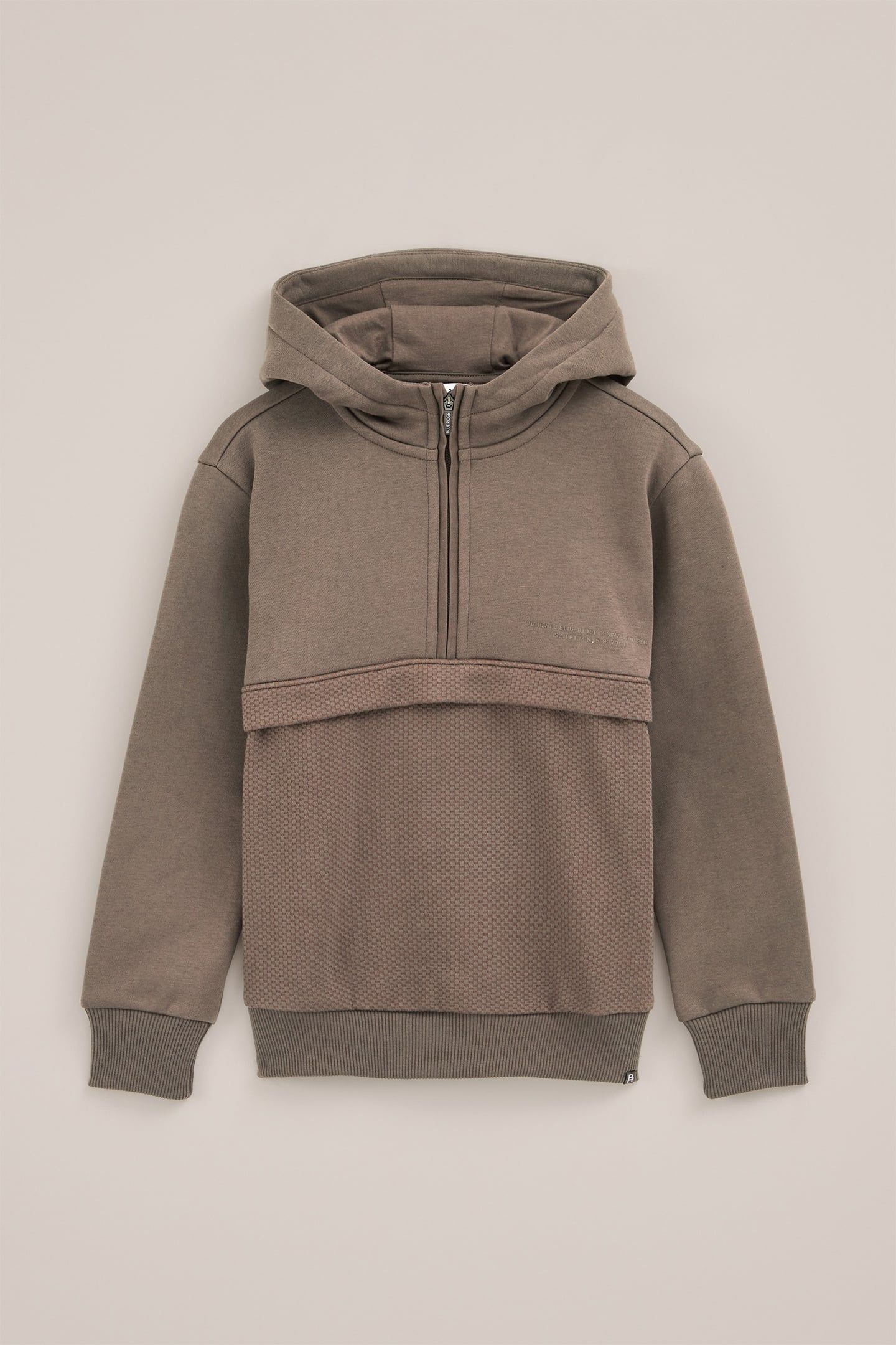 HALFWAY ZIPPER TAUPE 3