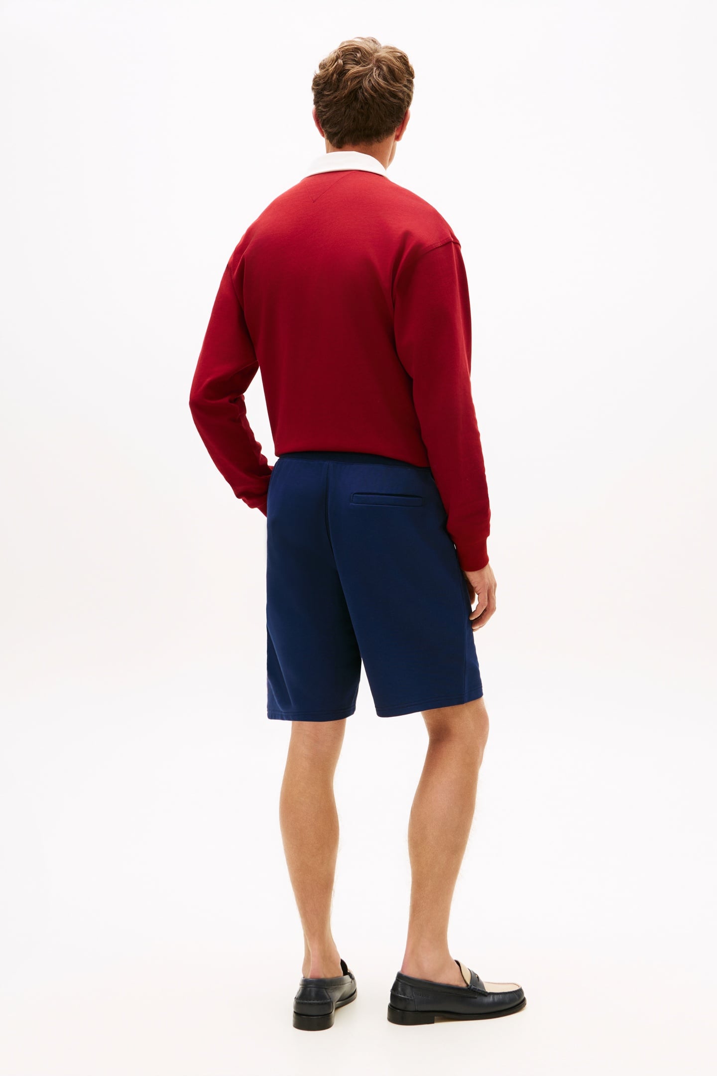 TOMMY LOGO SWEATSHORT CARBON NAVY 3