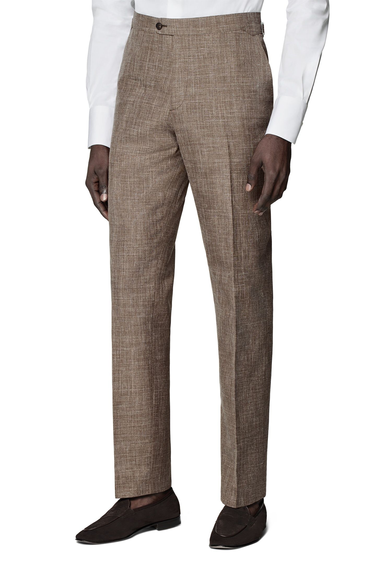 HAVANA-MID BROWN-WOOL SILK LINEN NESTED SUITS MID BROWN 2