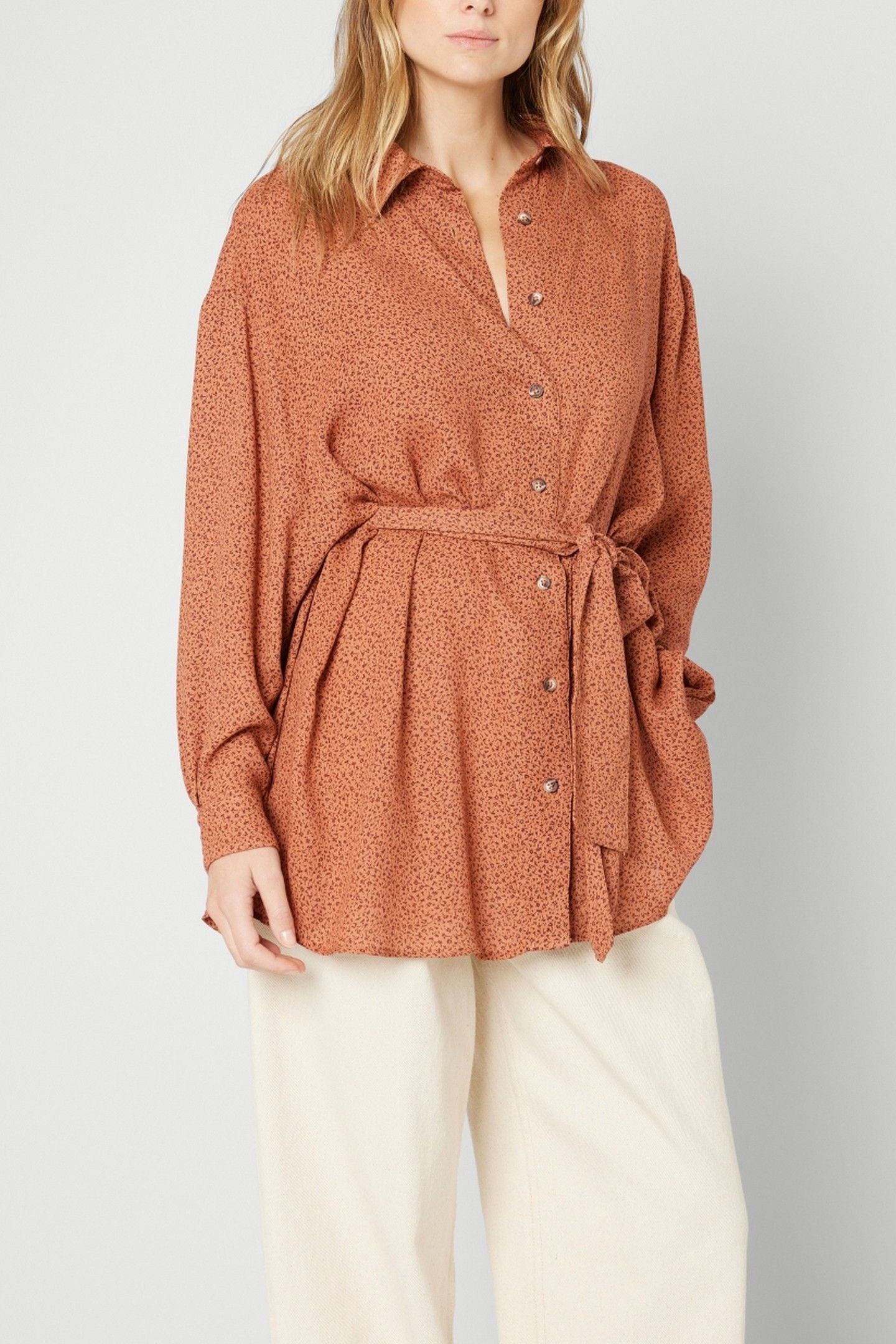 AZULAY SHIRT DOUCETTE BEIGE 2