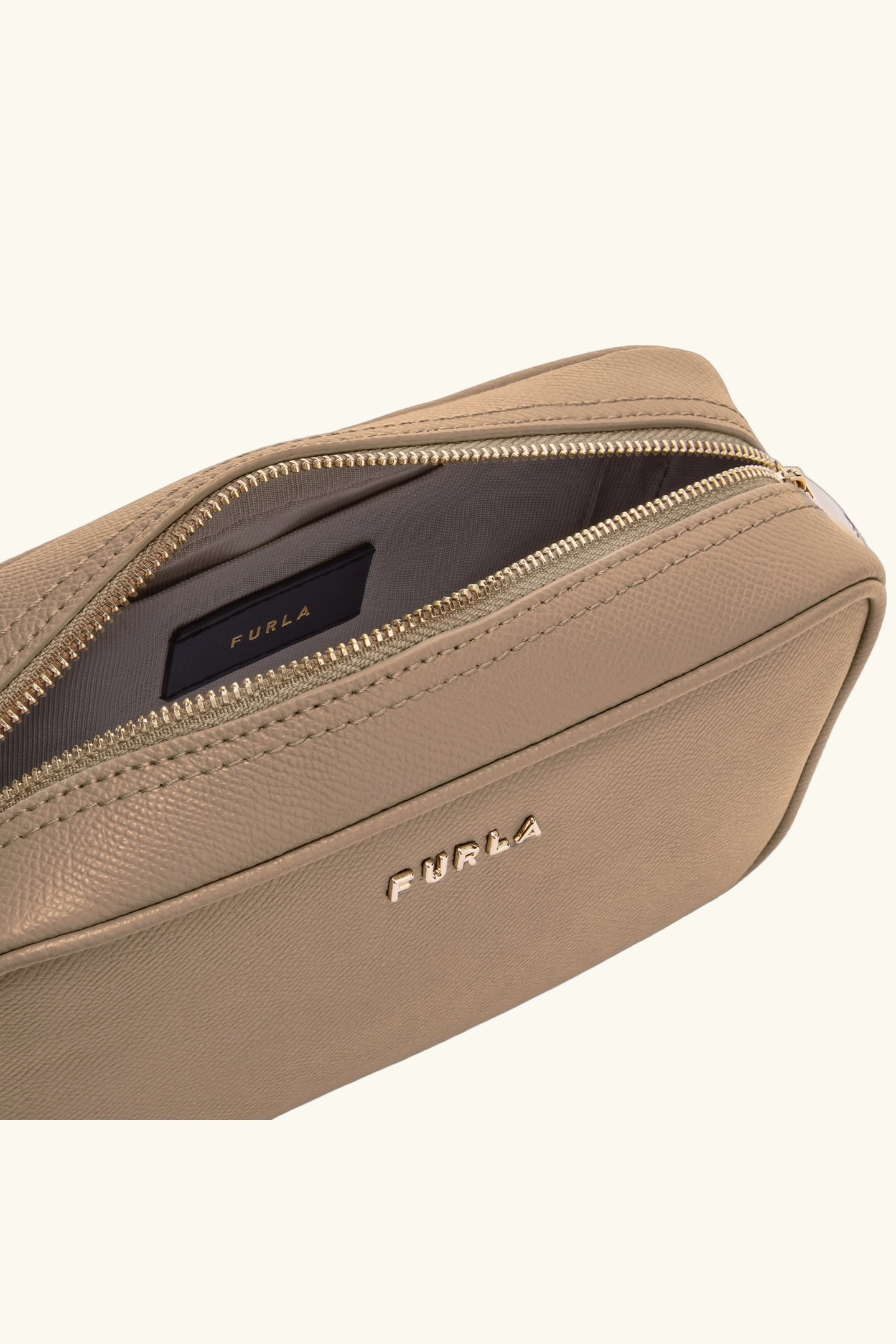 CLASSIC XL CROSSBODY POUCH TAUPE+NERO 5