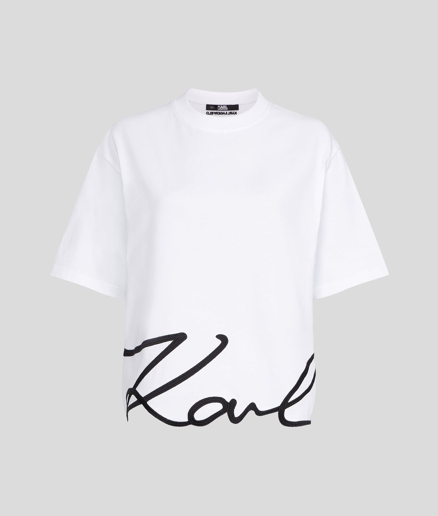 HEM SIGNATURE T-SHIRT WHITE 4