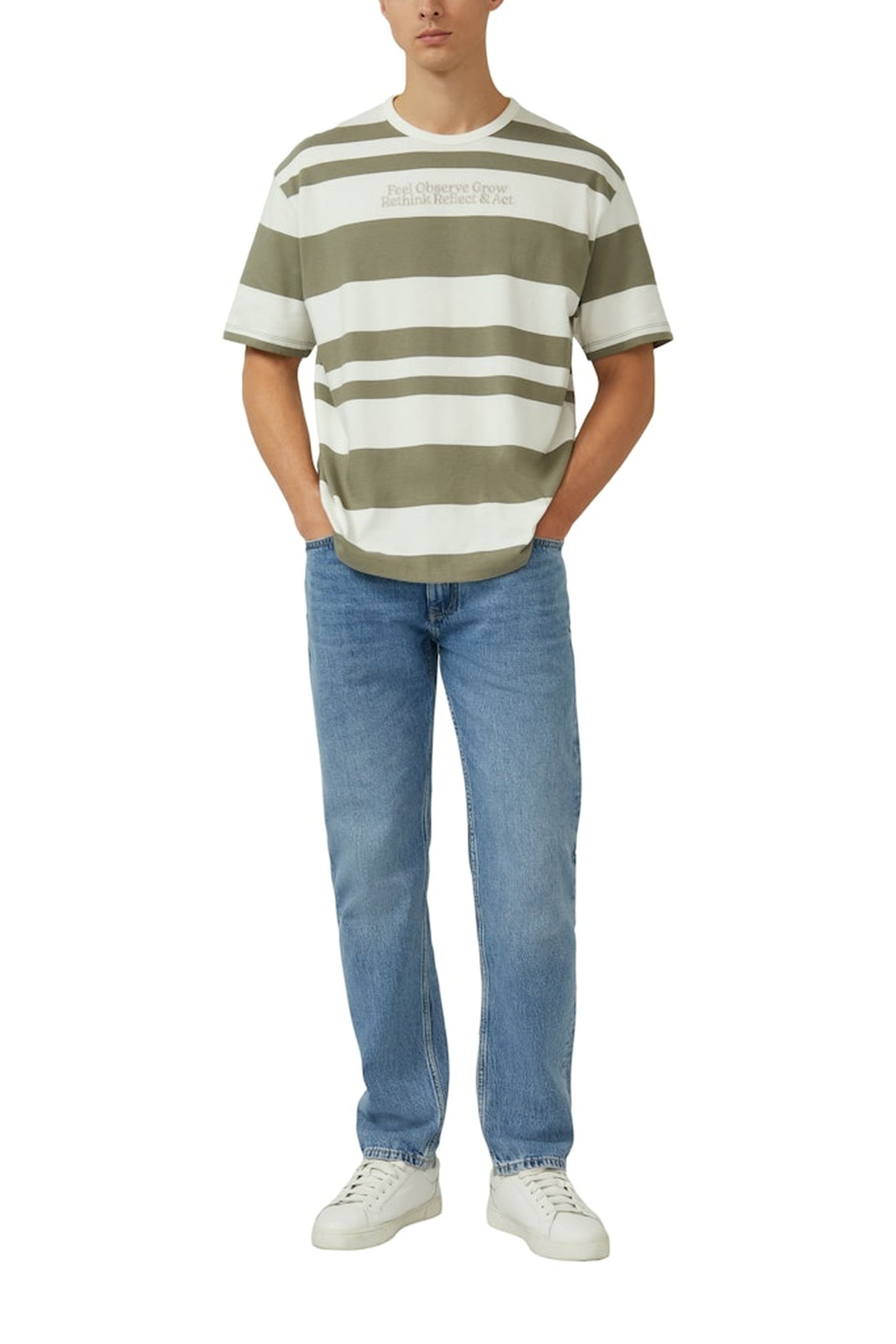 S.OLIVER T-SHIRTS ARMY GREEN 4