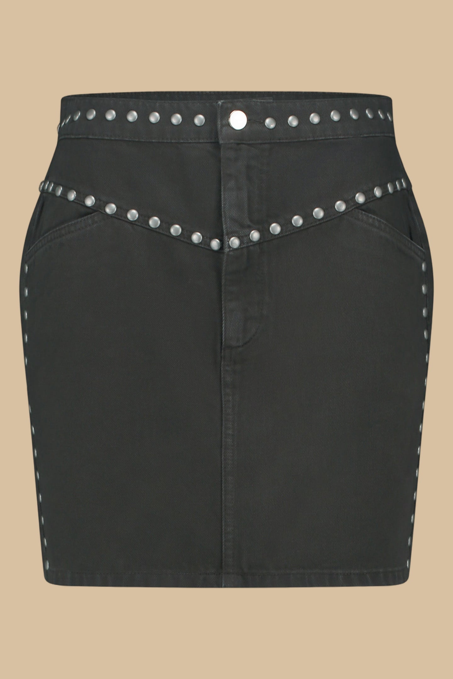 COCO SKIRT WASHED NERO 1