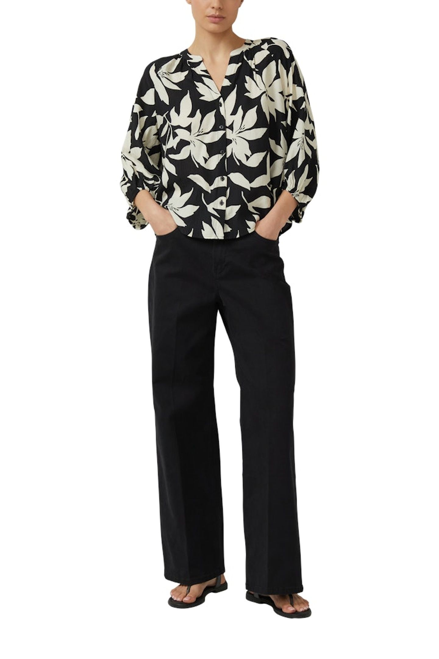 S.OLIVER BLOUSES BLACK 2