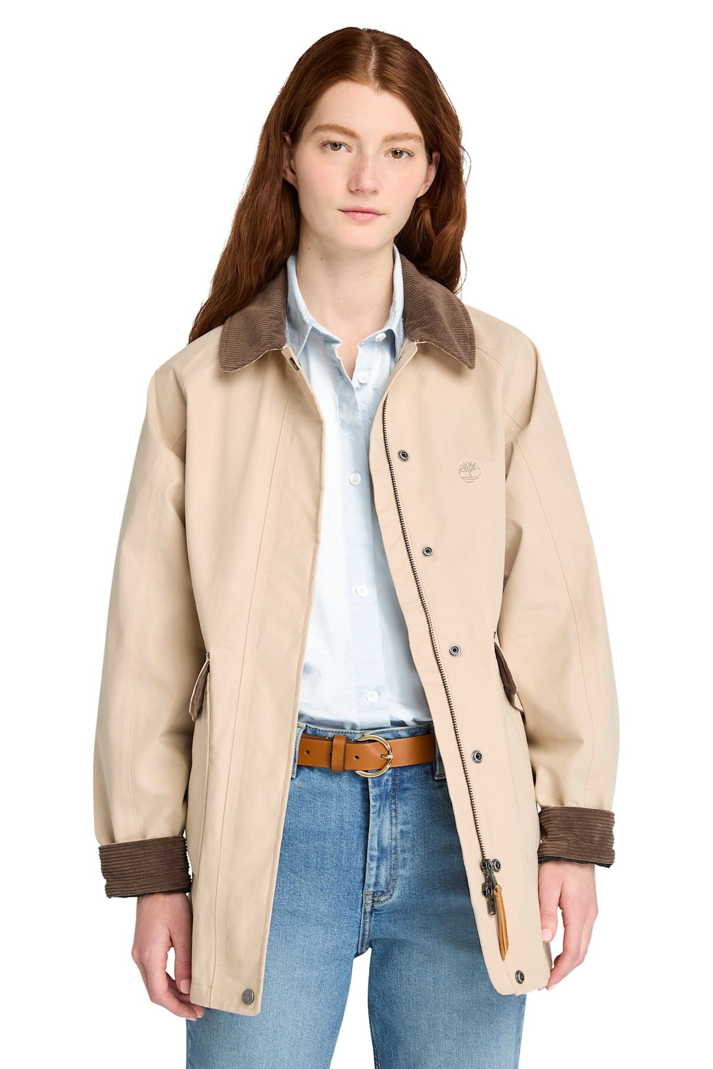 WATERPROOF BARN COAT MEDIUM BEIGE 2