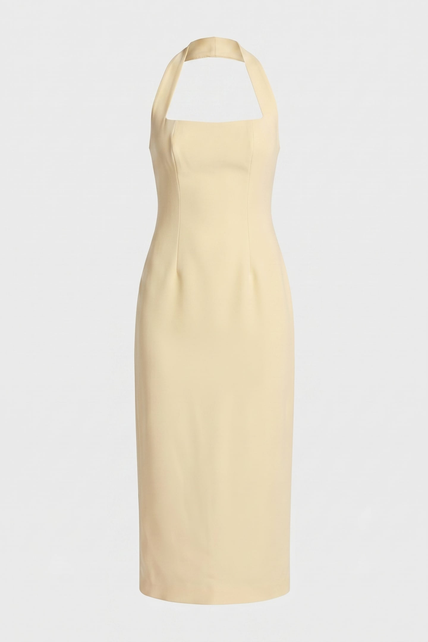 HALTER MIDI DRESS LEMON 6