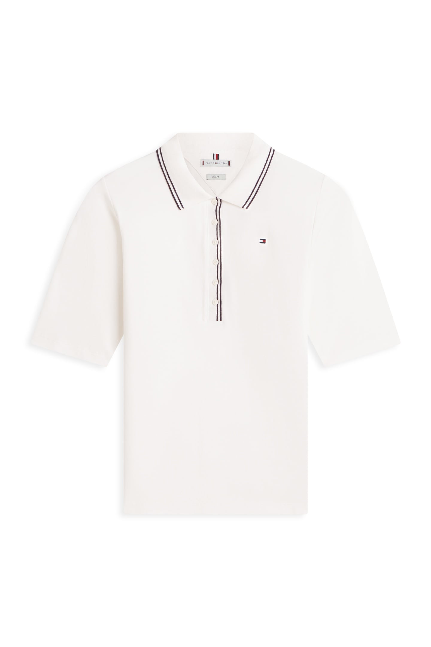 LYOCELL TIPPING SLIM POLO ECRU 4